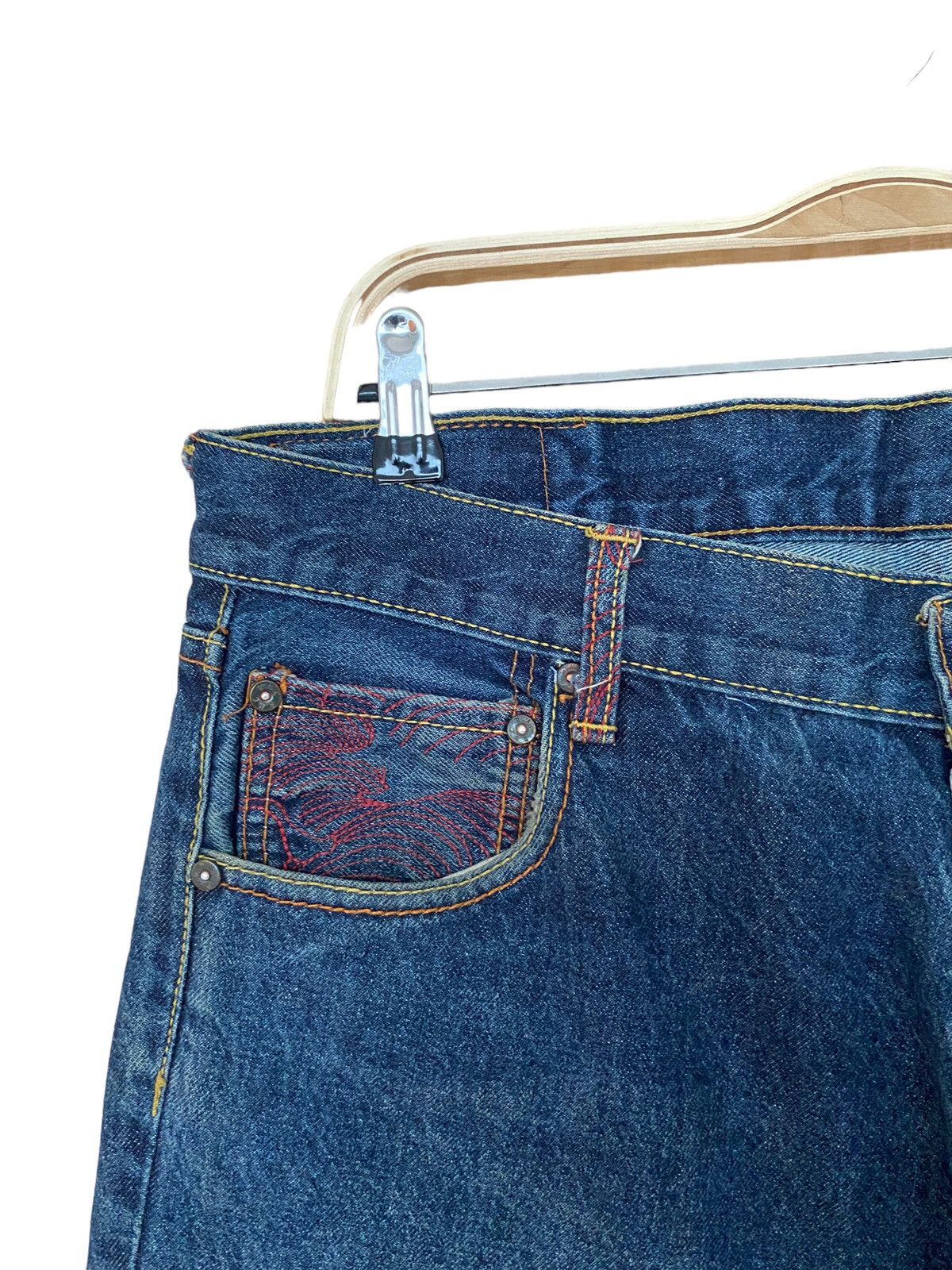 If Six Was Nine × Japanese Brand × RMC Jeans Vintage Japanese Brand Red Monkey Sukajan Jeans 2000s Size US 37 - 5 Thumbnail