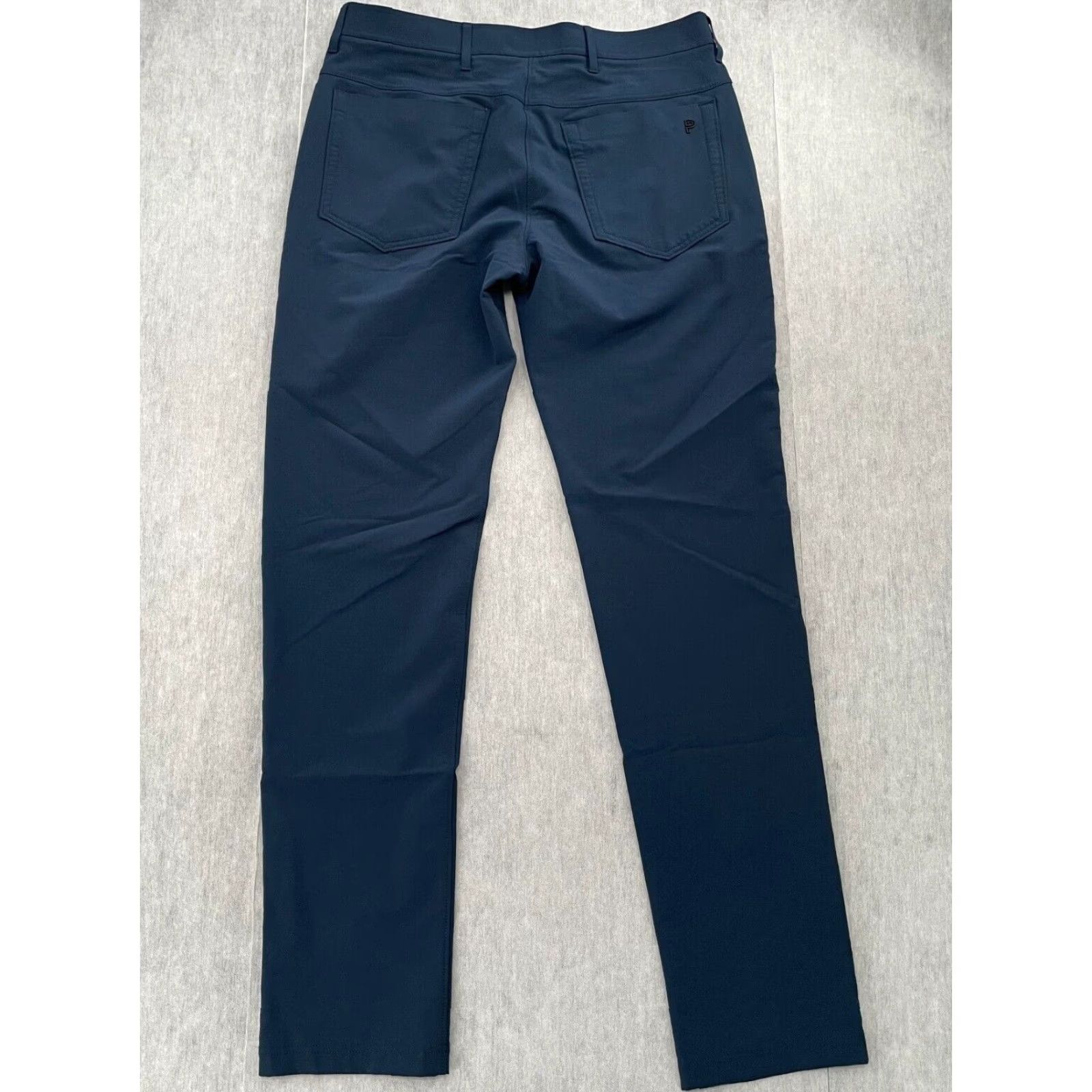 Vintage Public Rec Pants Men 5-Pocket Chino Straight Leg Workday Pants 32 Blue Regular Mens Size US 32 / EU 48 - 2 Thumbnail