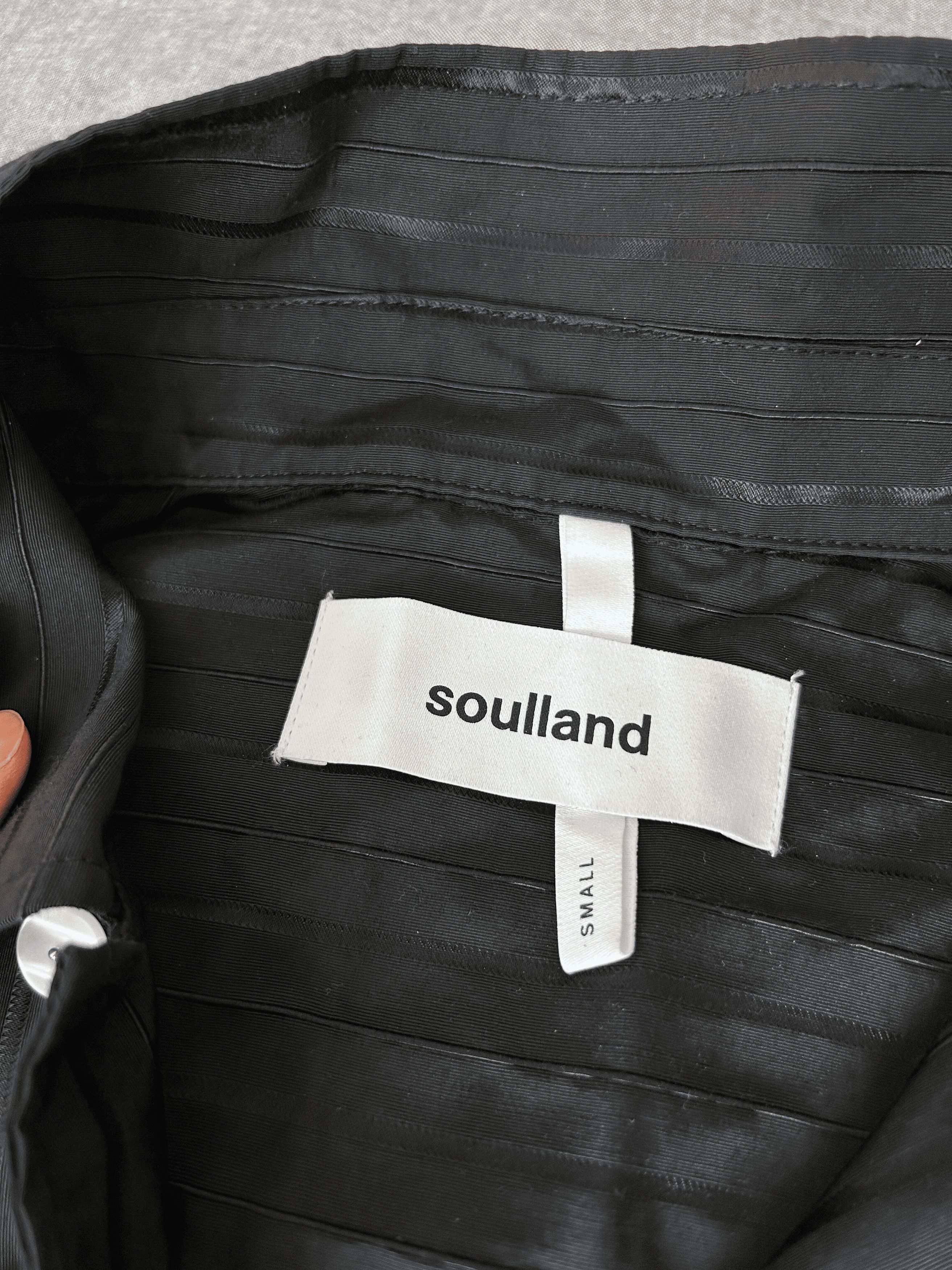 Soulland [Soulland] ORSON SHIRT (BLACK) Size US S / EU 44-46 / 1 - 6 Thumbnail