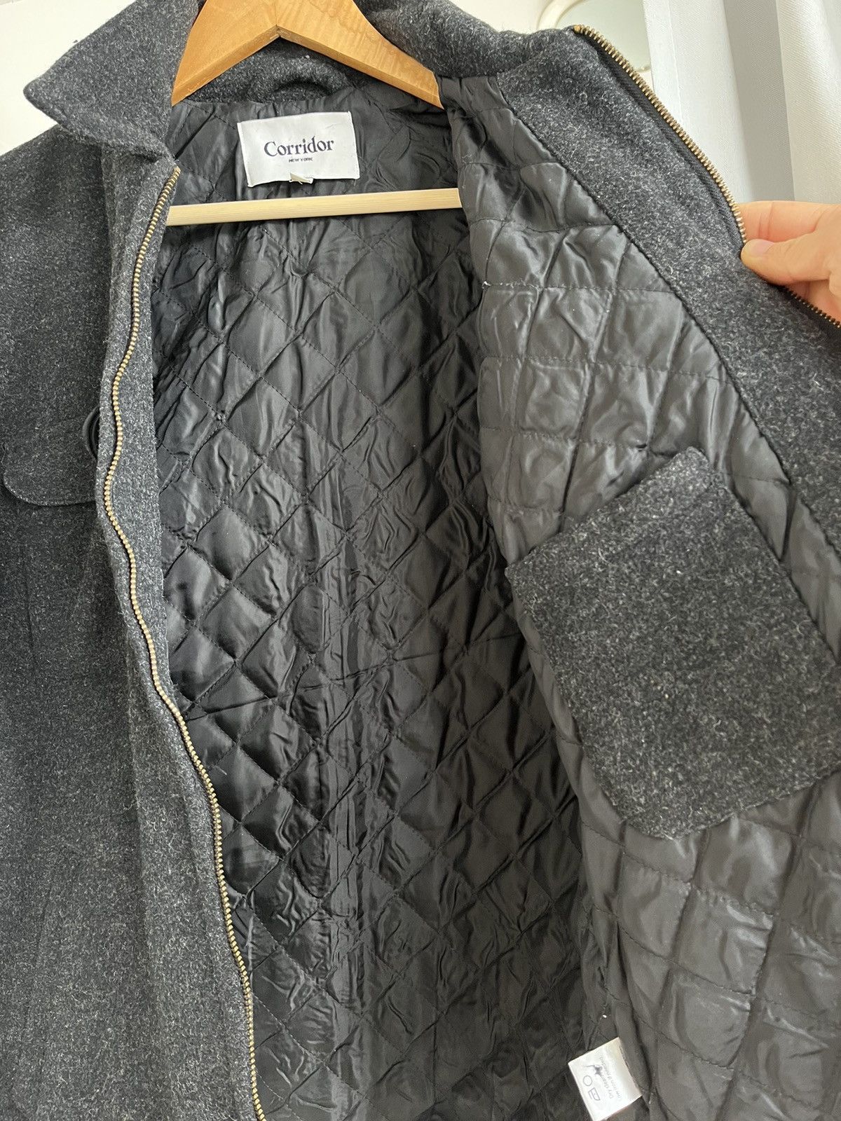 Corridor Corridor Boiled Wool Quilted Winter Coat Size US XS / EU 42 / 0 - 2 Thumbnail