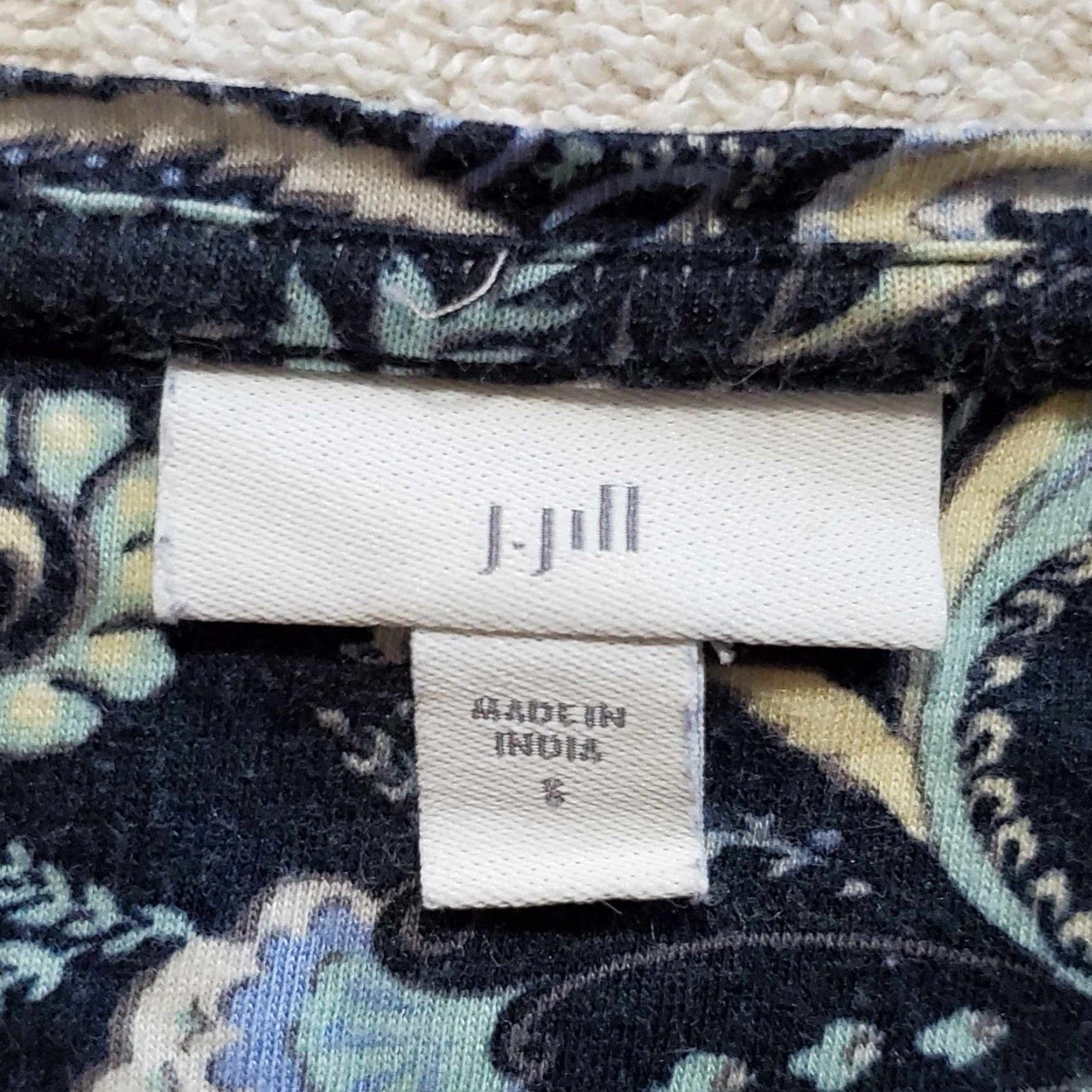 J. Jill J. Jill Blouse Women's Floral Casual Summer Size 8 Multicolor Blouse Size M / US 6-8 / IT 42-44 - 2 Thumbnail
