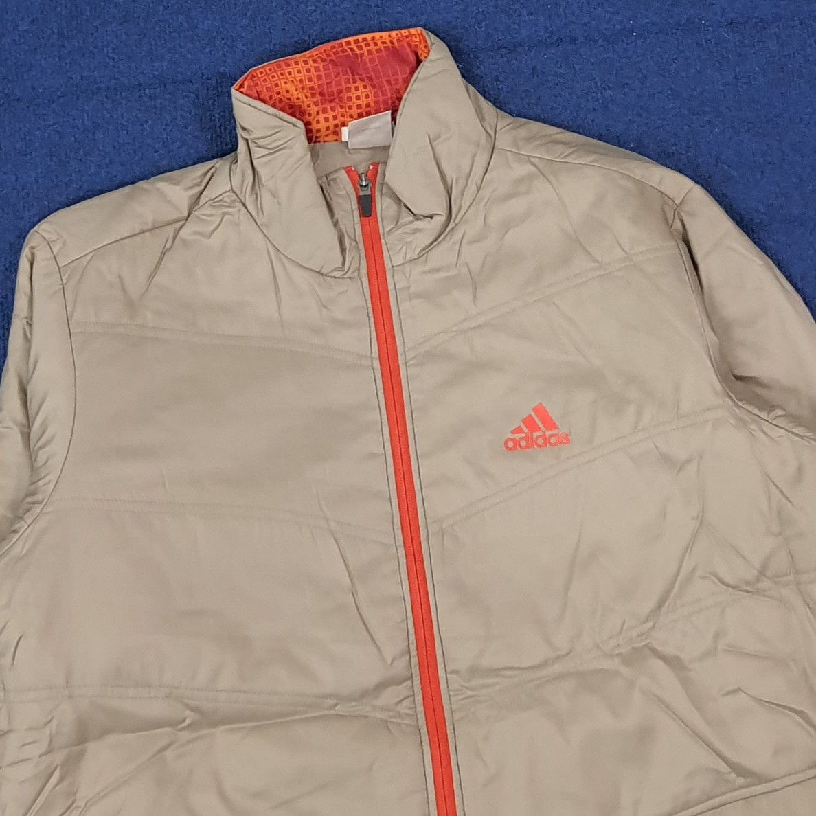 Adidas Vintage Adidas ClimaProof Puffer Custom Logo Jacket C278N18 Size US L / EU 52-54 / 3 - 4 Thumbnail