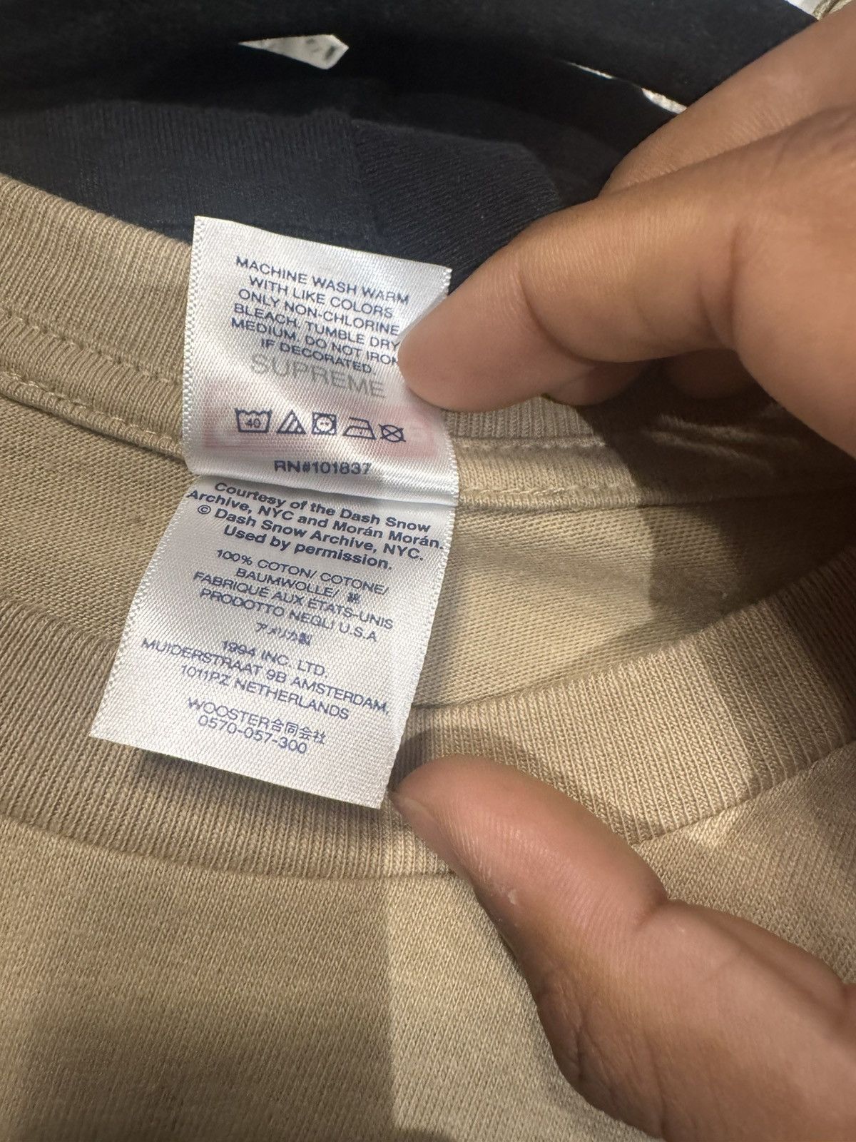 Supreme Supreme Hell Tee in khaki Size US L / EU 52-54 / 3 - 4 Thumbnail