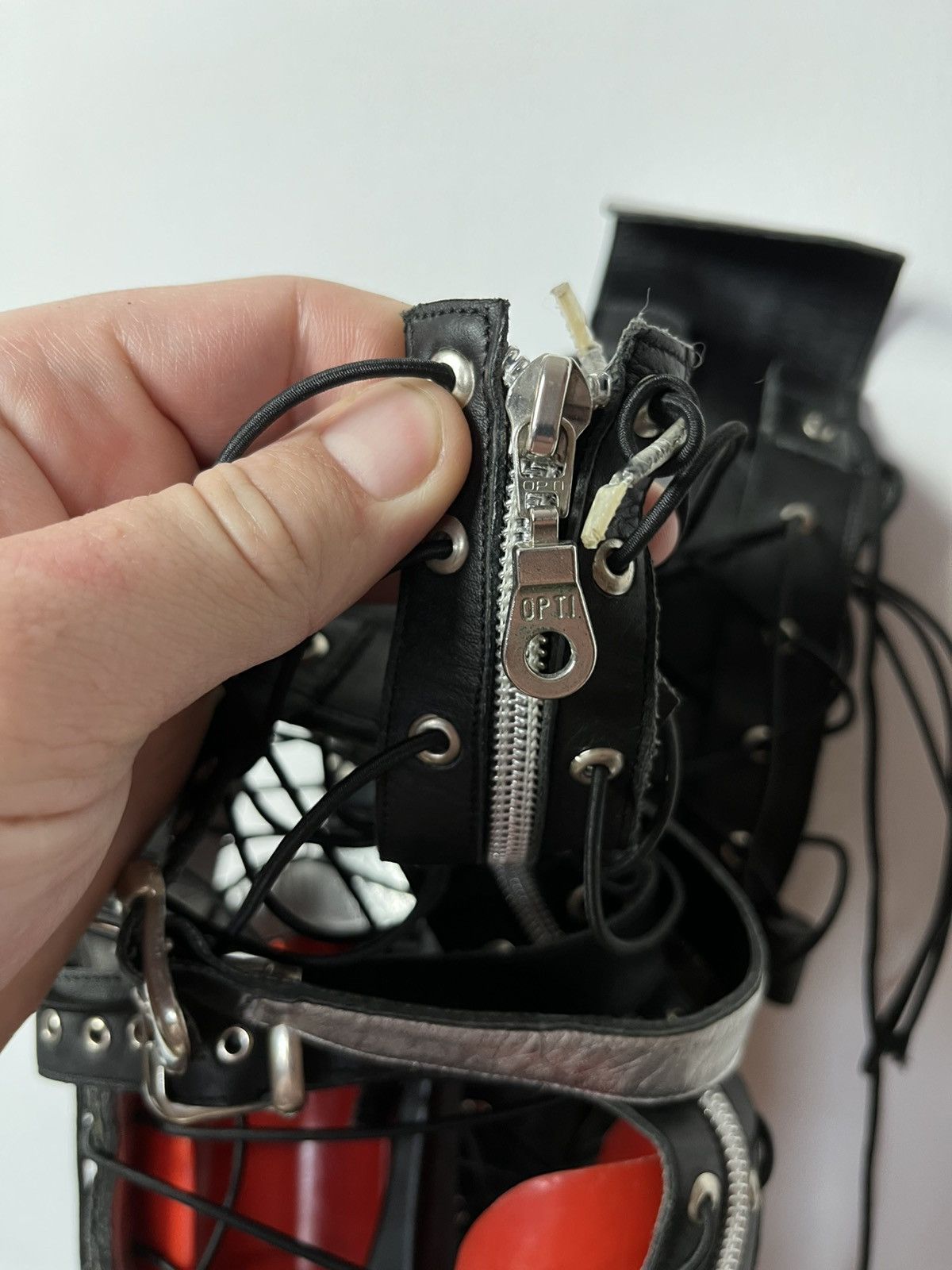 If Six Was Nine × Japanese Brand Gothic Thigh High Platform Heels with Laces and Buckles Size US 8 / IT 38 - 7 Thumbnail