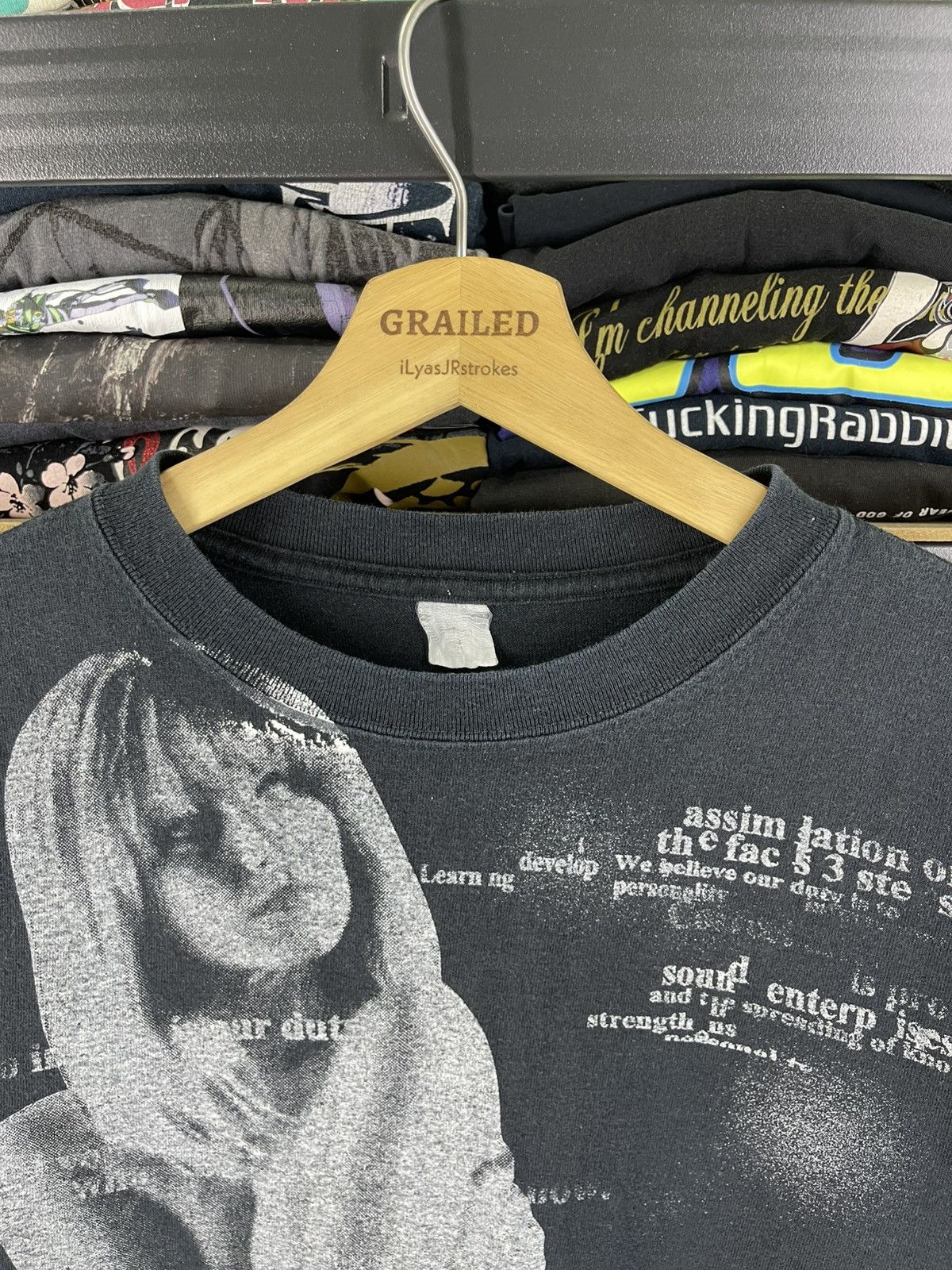 Japanese Brand Vintage Girl CkingRabbit and Dilu Style Hysteric Glamour Tee Size US M / EU 48-50 / 2 - 19 Thumbnail