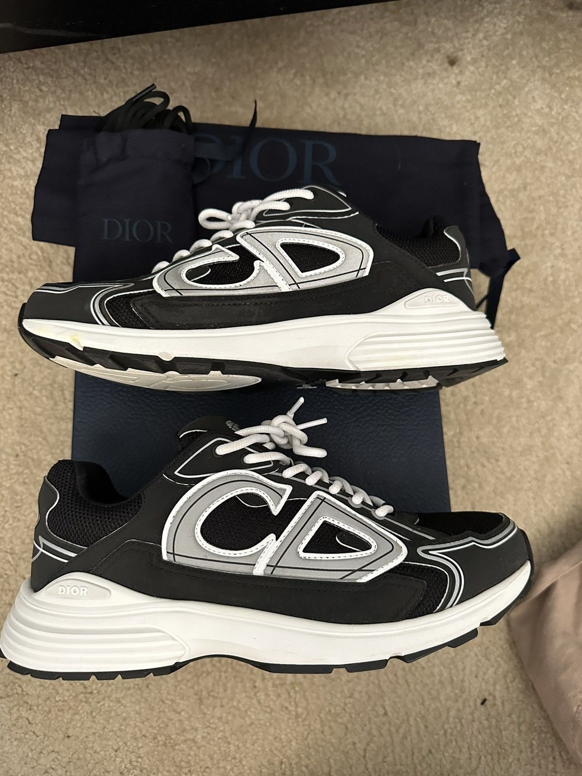 Dior Dior b30 Black and white Size US 9 / EU 42 - 8 Thumbnail
