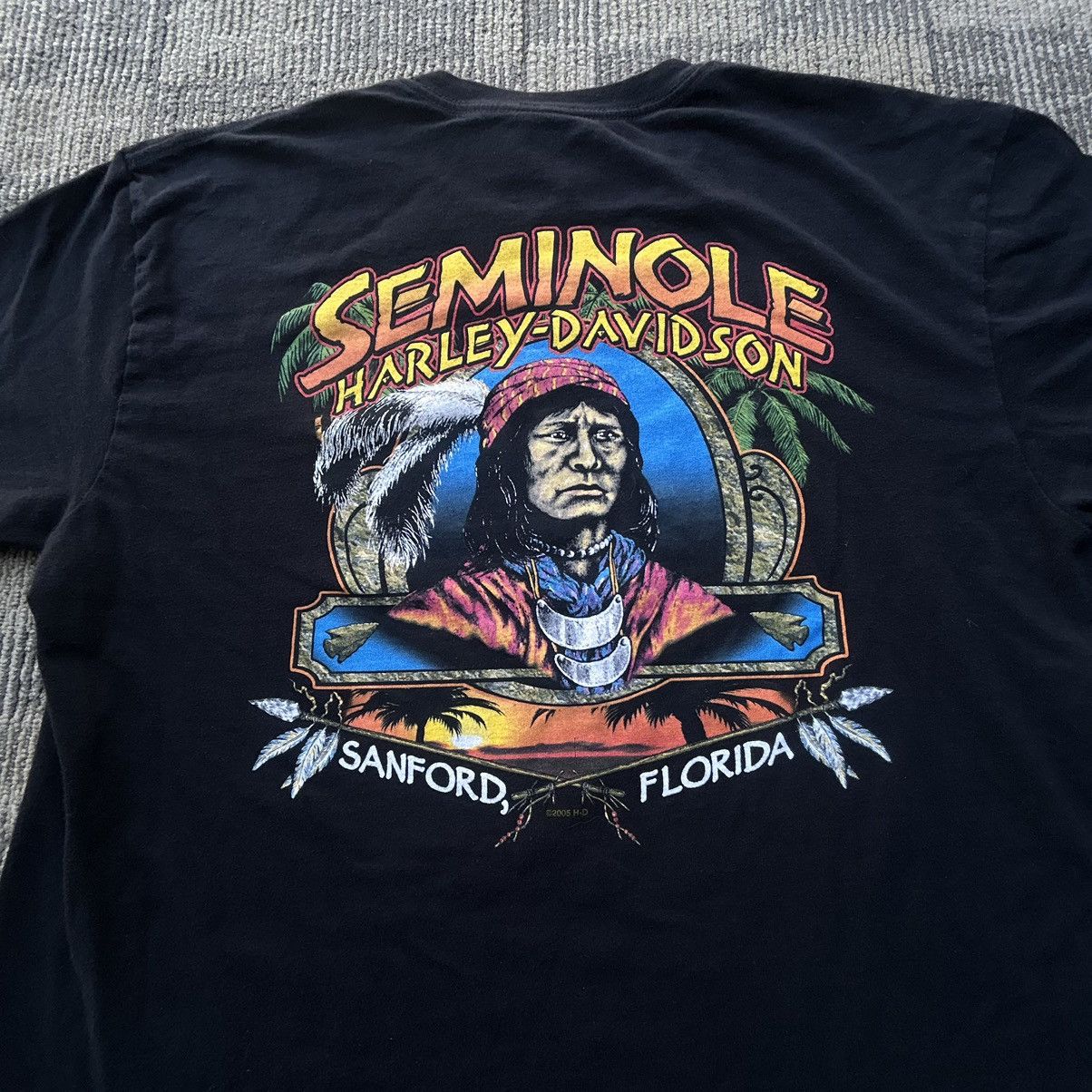 Harley Davidson Harley Davidson Seminole Sanford Florida Graphic T-Shirt Size US M / EU 48-50 / 2 - 8 Thumbnail