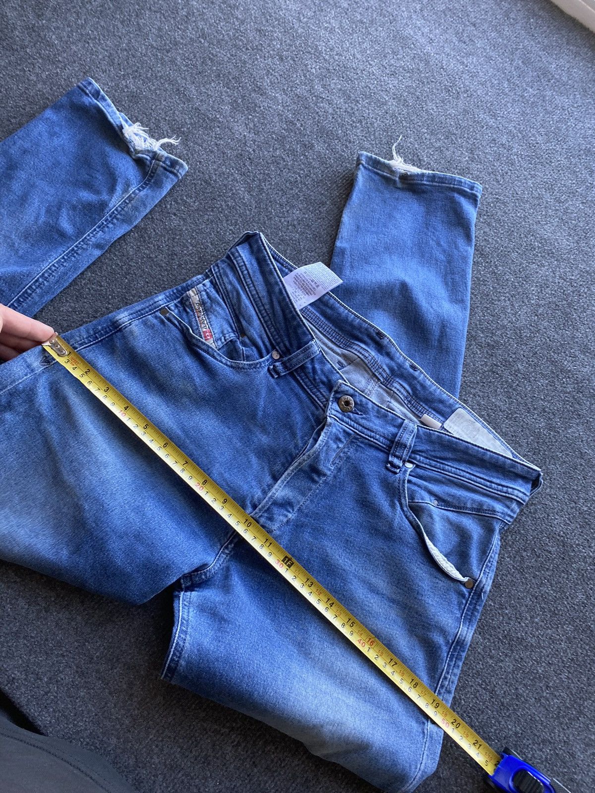 Diesel 🔥Opium Punk Gothic Diesel Blue Jeans Belther-R Slim 30 Size US 30 / EU 46 - 7 Thumbnail