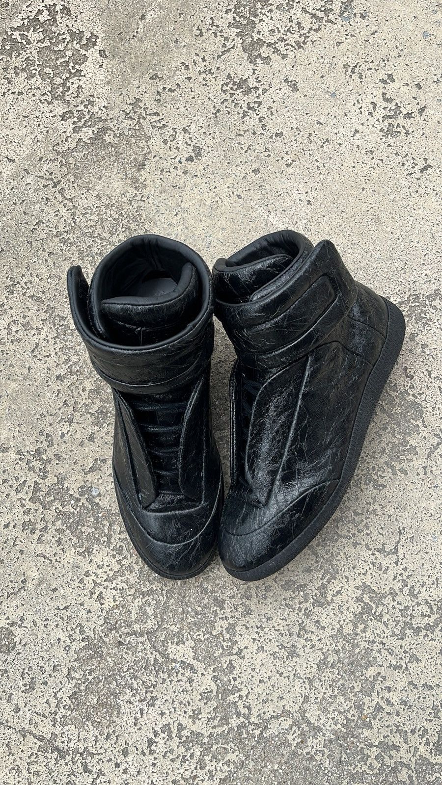 Maison Margiela Maison Margiela Future Blistered Black Leather Size US 7.5 / EU 40-41 - 3 Thumbnail