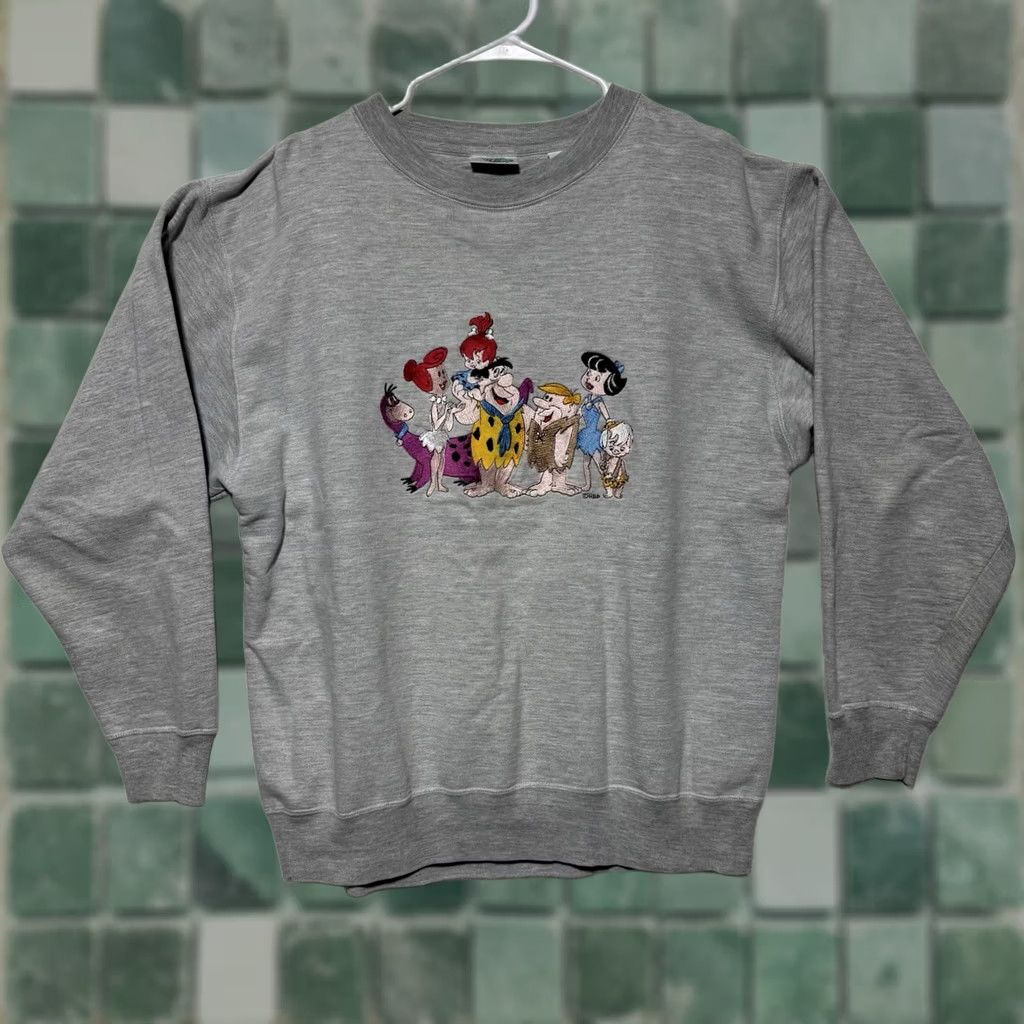 Vintage VINTAGE Blitzz Studios Sweatshirt Unisex Adults 90s Cartoons Embroidered Crew Neck Gray L Regular Sweatshirt Size US L / EU 52-54 / 3 - 1 Thumbnail