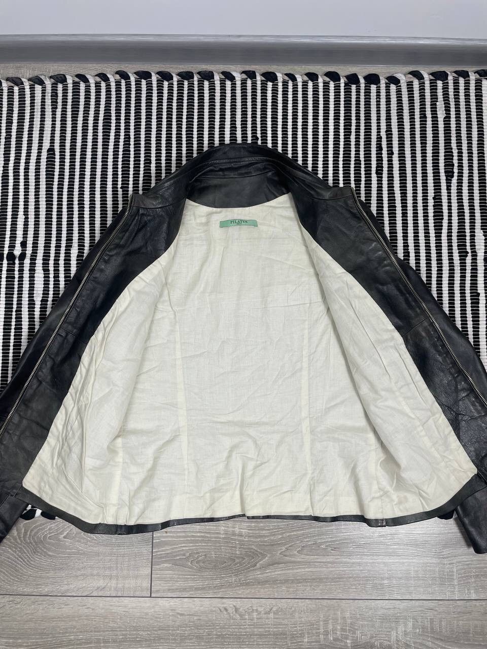 Other Vintage Pilatus Leather Jacket Faded Y2K Size US M / EU 48-50 / 2 - 9 Thumbnail