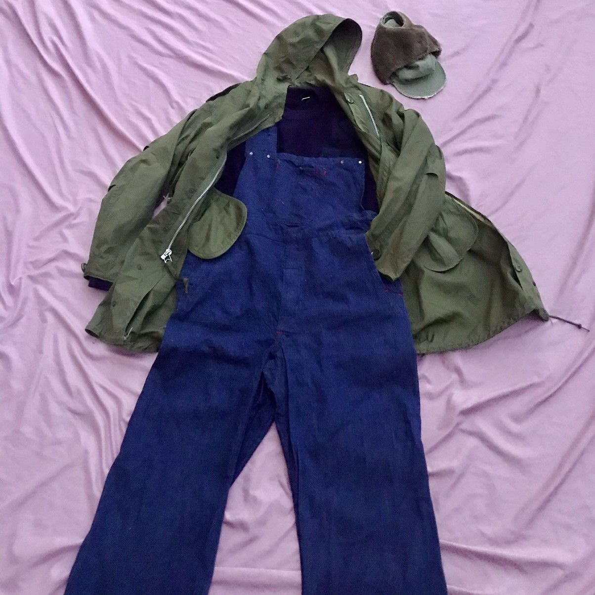 Other 1950s US ARMY M-51 FISHTAIL COLD WEATHER PARKA Size US M / EU 48-50 / 2 - 6 Thumbnail