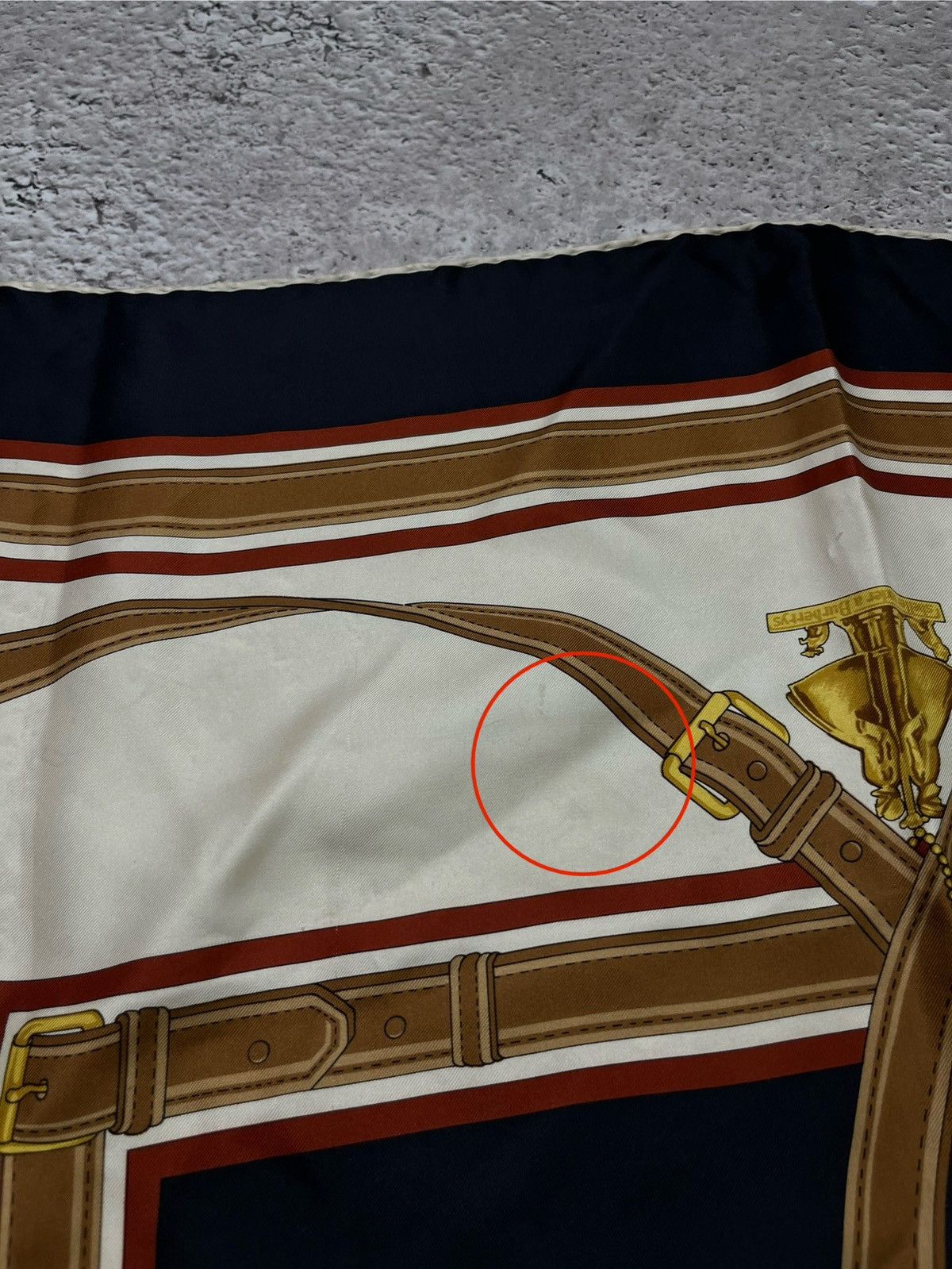 Burberry Vintage Burberry Silk Scarf Equestrian Belt Chain Pattern Size ONE SIZE - 5 Thumbnail