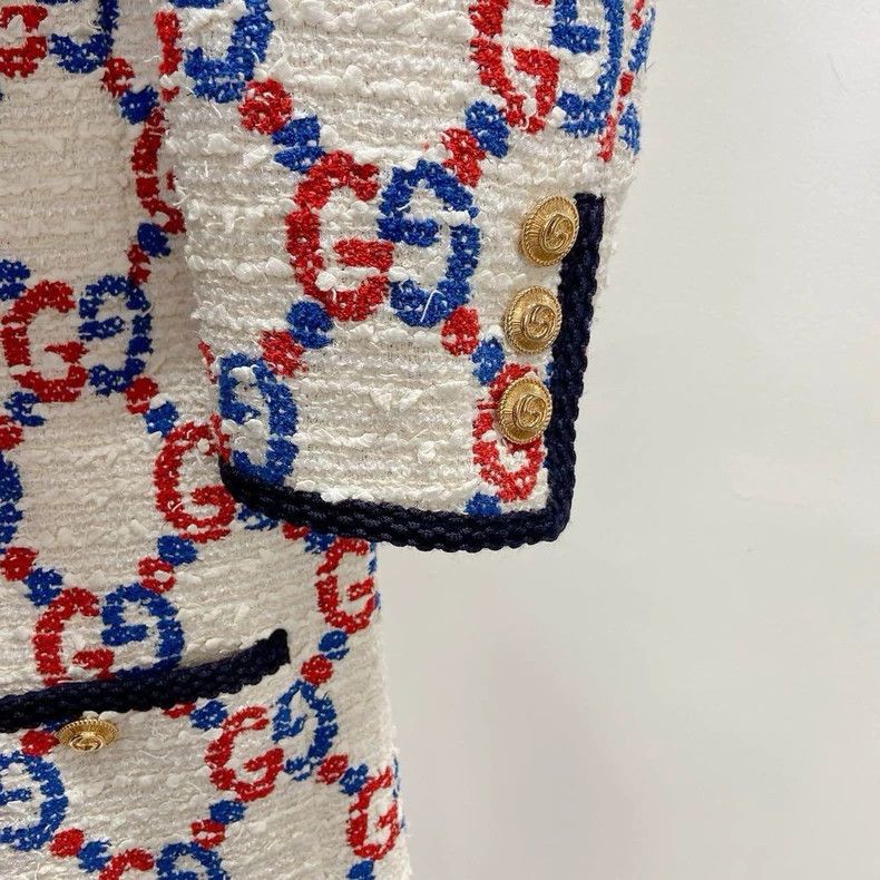 Gucci Gucci Double G tweed coat Size S / US 4 / IT 40 - 7 Thumbnail