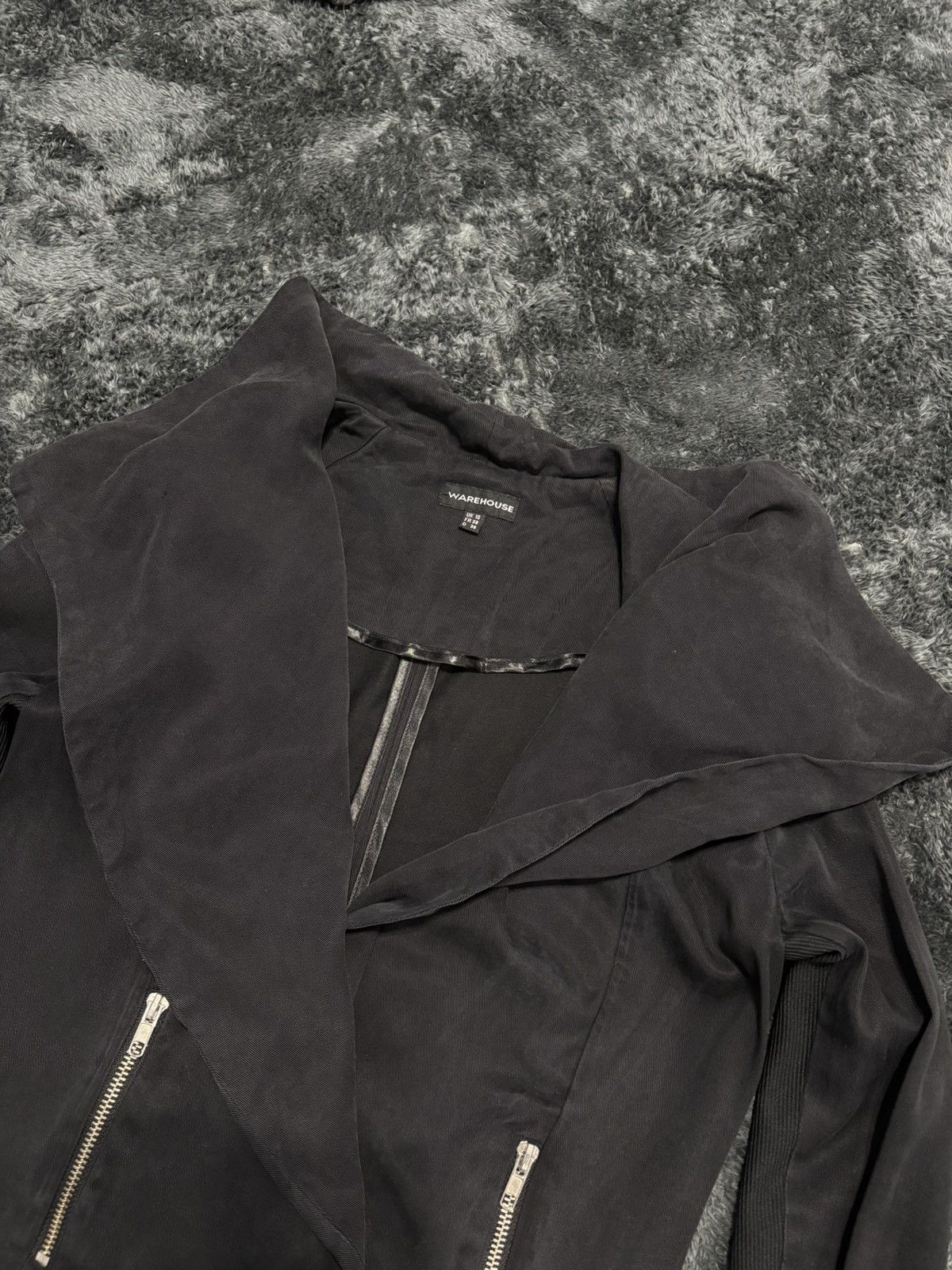 Hysteric Glamour 00s Rick Owens Vibe Y2K Avant Garde Assymetric Jacket Size M / US 6-8 / IT 42-44 - 5 Thumbnail