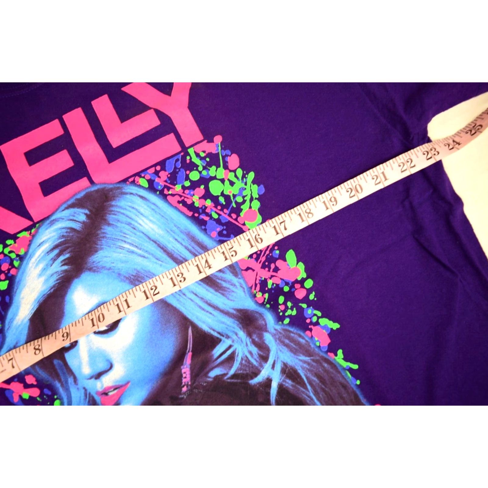 Gildan T-Shirt XL Purple 2013 Kelly Clarkson Summer Tour