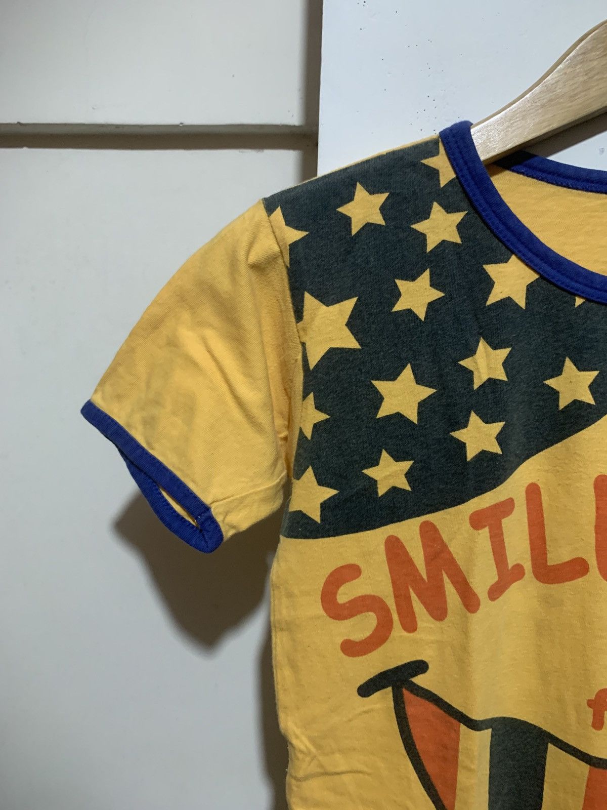 Hysteric Glamour × Supreme Smile Time Peace ‘Kapital Style’ Ringer Tee Size US M / EU 48-50 / 2 - 2 Thumbnail