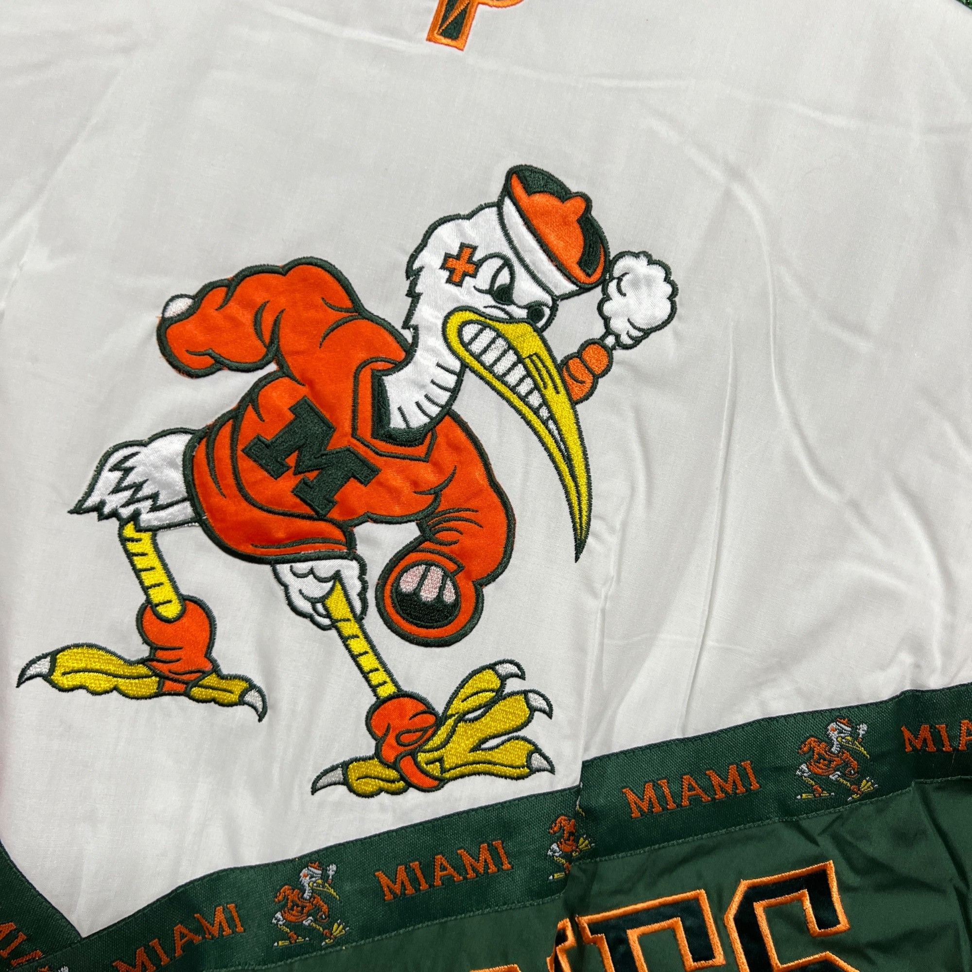 Pro Player vintage pro player University of Miami jacket sz medium Size US M / EU 48-50 / 2 - 4 Thumbnail