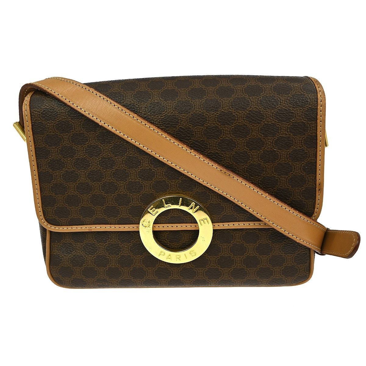 Celine Celine Vintage Macadam Shoulder Bag C Macadam canvas Size ONE SIZE - 1 Thumbnail