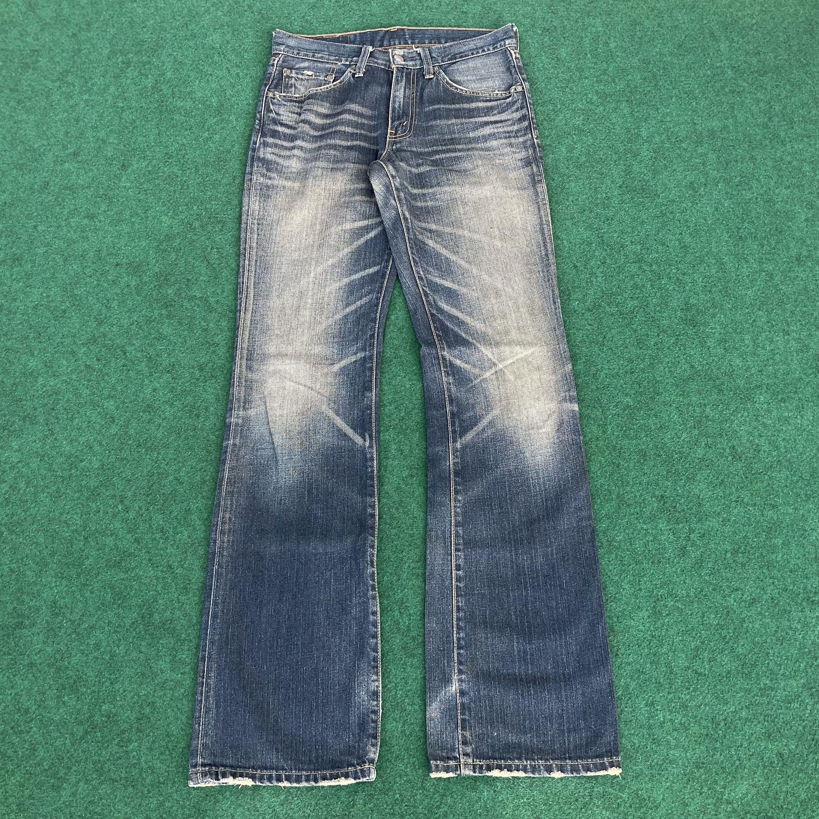 image of Levis 517 Denim Size 29 Flare Bootcut Jeans, Men's