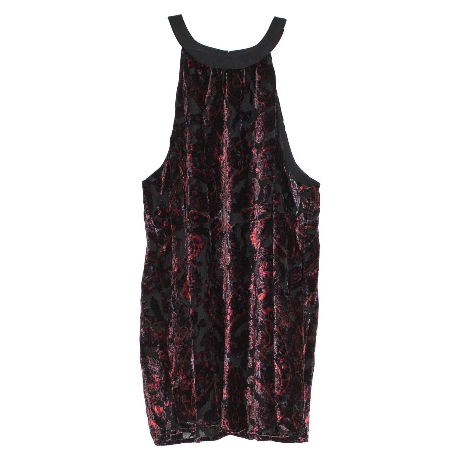 Torrid Torrid Paisley Burnout Velvet Halter Tunic Tank Top 2 2X Size XXL / US 16-18 / IT 52-54 - 1 Thumbnail