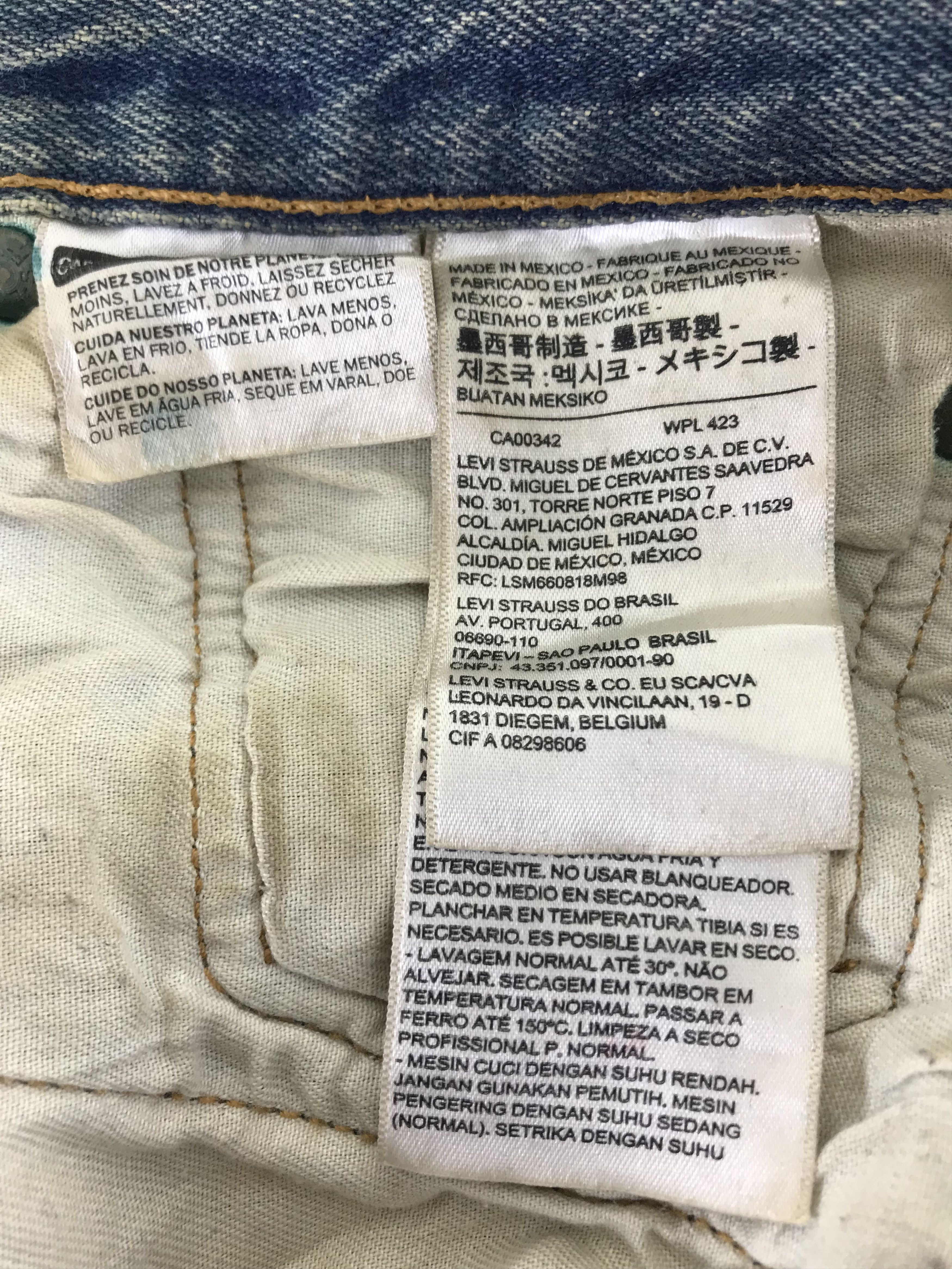 Levi's Vintage Levi's 501 Rusty Wash Short Jeans Size US 32 / EU 48 - 7 Thumbnail