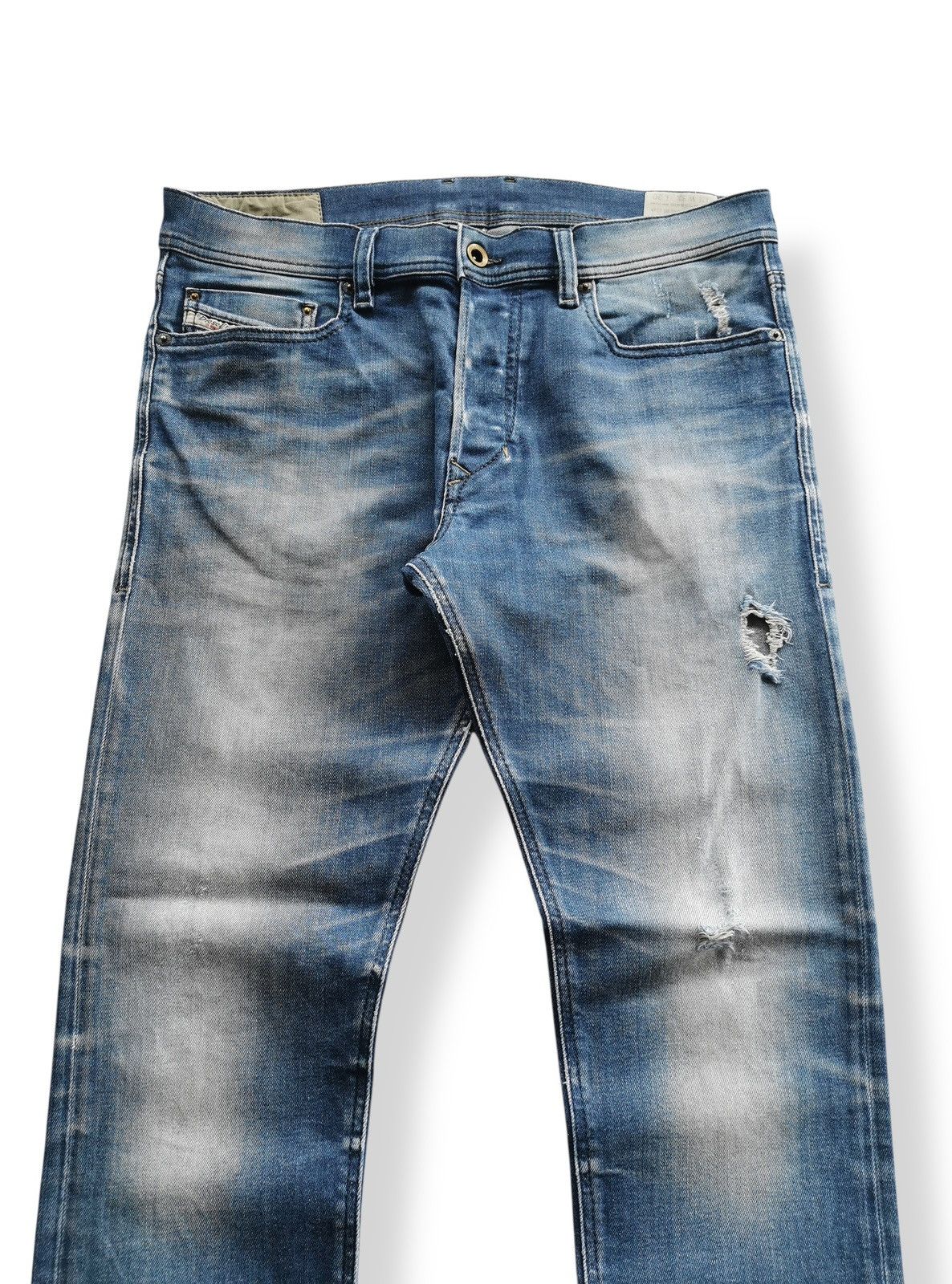 Diesel Diesel Tepphar D-Carrot Slim Tapered Distressed Jeans W32 Size US 32 / EU 48 - 6 Thumbnail