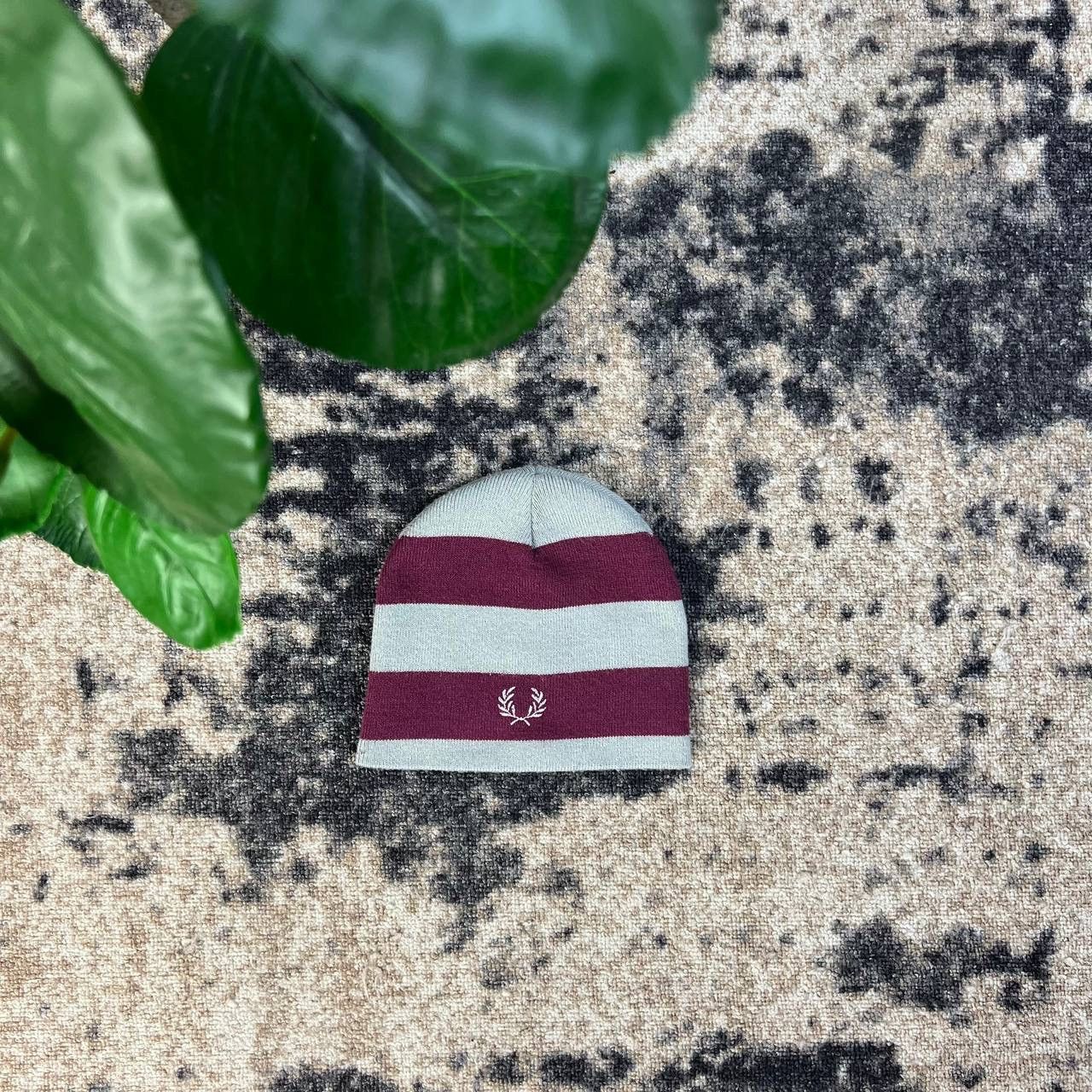 Fred Perry Fred Perry Mini Logo Beanie Hat Vintage Y2K Size ONE SIZE - 1 Thumbnail
