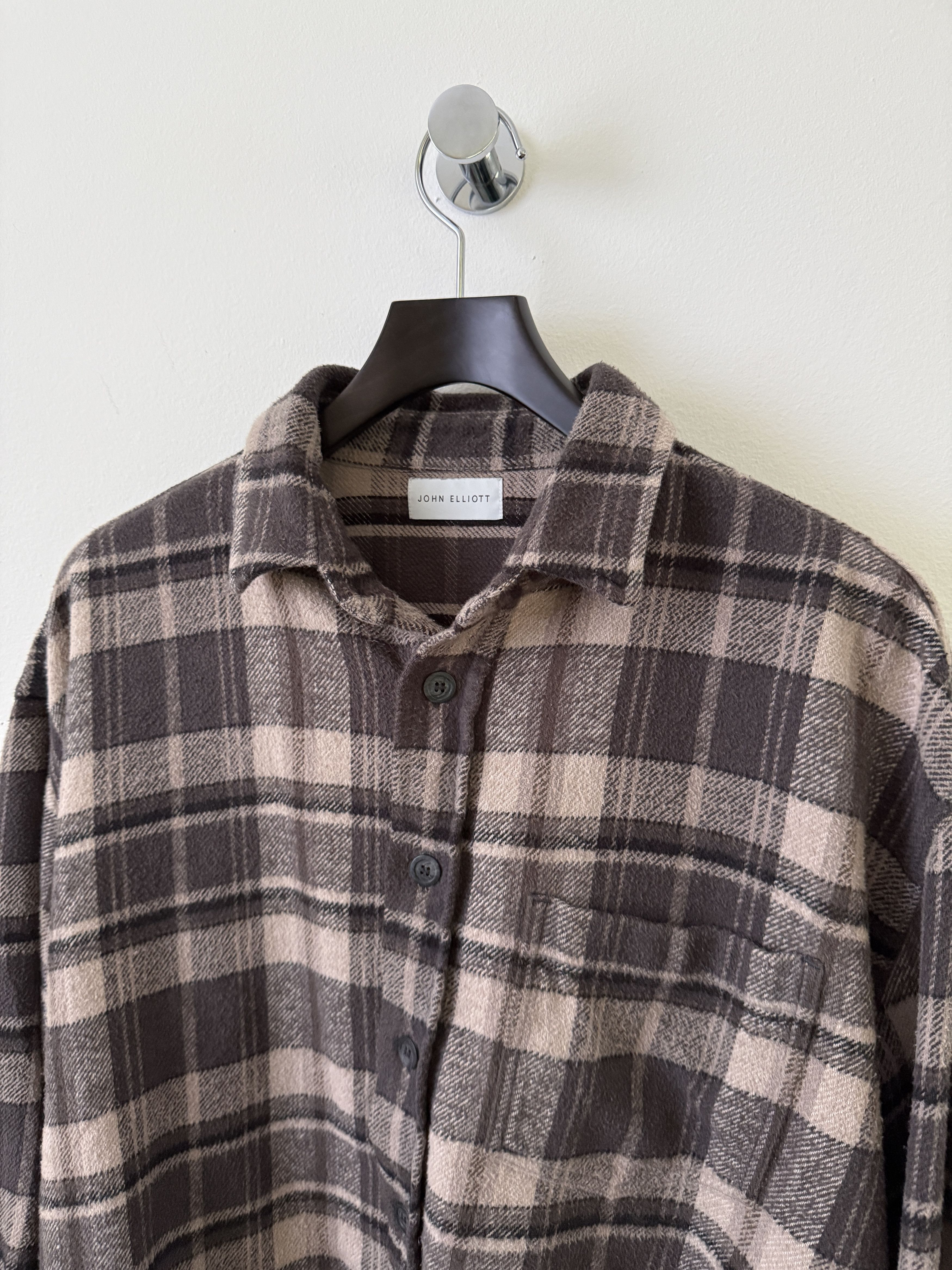 John Elliott Hemi Oversized Flannel Shirt / Lagoon Check Size US M / EU 48-50 / 2 - 9 Thumbnail