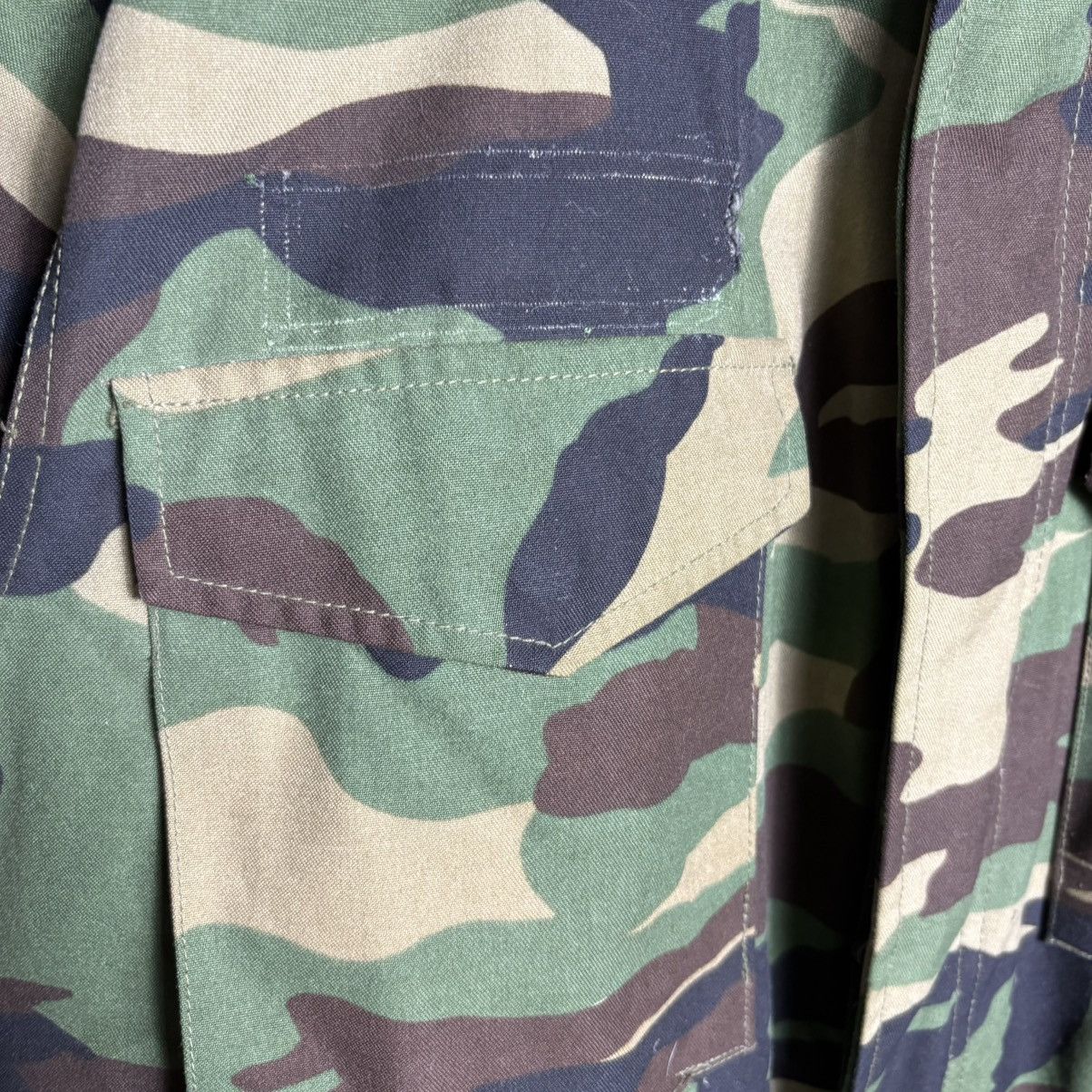 Vintage Vintage 80s Military Army Camo Parka Jacket / 70s Size US M / EU 48-50 / 2 - 7 Thumbnail