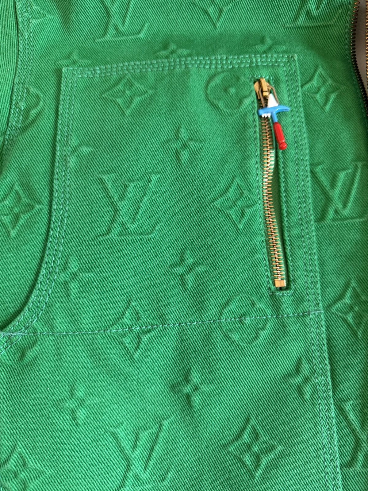 Louis Vuitton Louis Vuitton Monogram Jacket Green (Virgil Abloh) Full Set Size US S / EU 44-46 / 1 - 5 Thumbnail