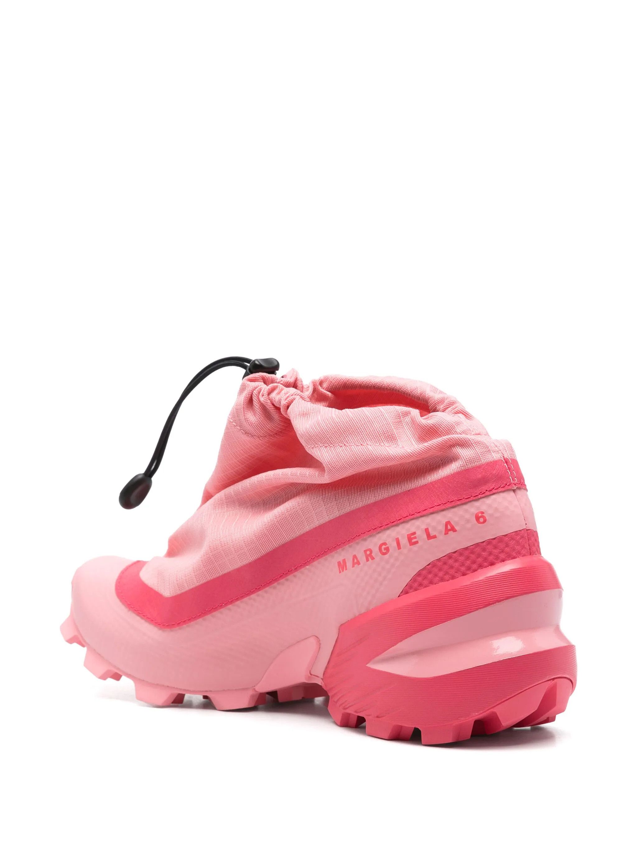 Maison Margiela × Salomon oc11z1025 Cross Low-Top Sneakers in Pink/Red Size US 7 / EU 40 - 3 Thumbnail