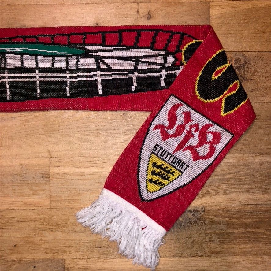 Chelsea Soccer Vfb Stuttgart Club Scarf Logo Size ONE SIZE - 3 Thumbnail