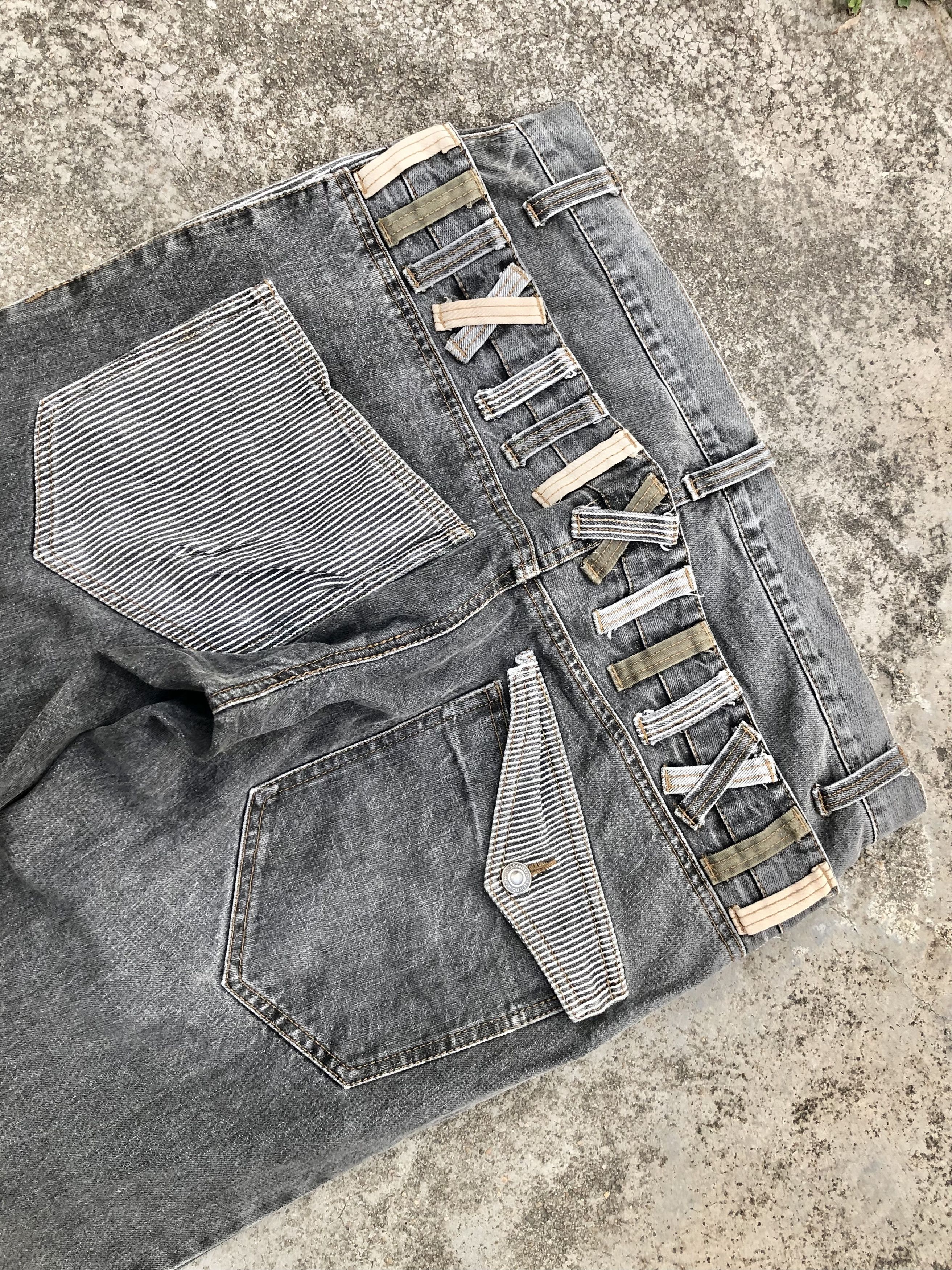 Japanese Brand AMORE PURO DOUBLE WAIST DENIM Size US 35 - 6 Thumbnail