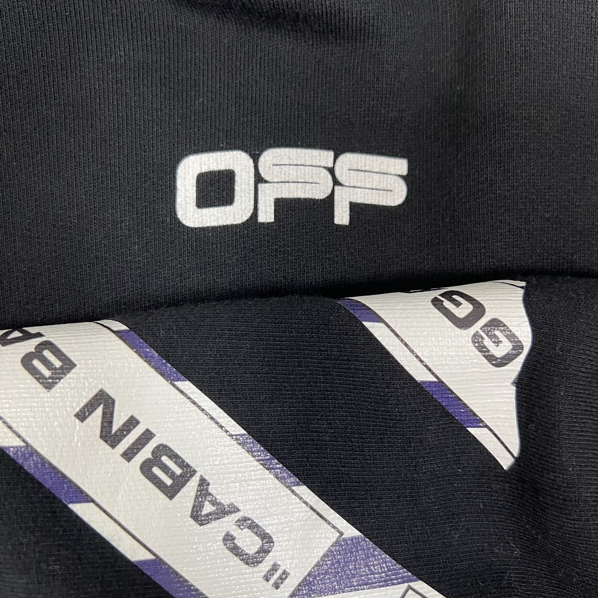 Off-White OFF-WHITE SS20 Airport Tape Arrow Hoodie Size US S / EU 44-46 / 1 - 2 Thumbnail
