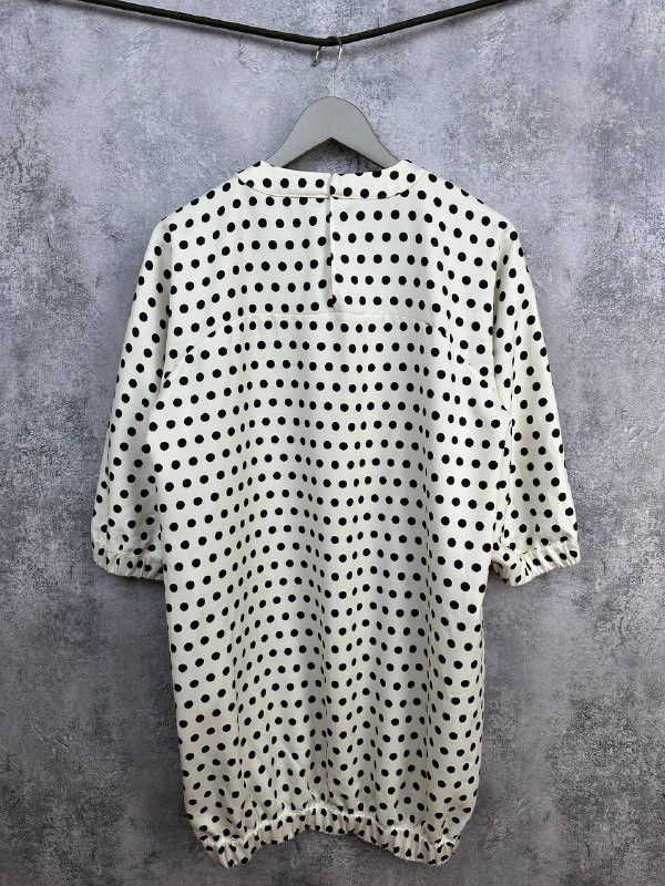 Marella Marella Art.365 Polka Dot Dress 3/4 Sleeve Polka Dot Size S / US 4 / IT 40 - 2 Thumbnail