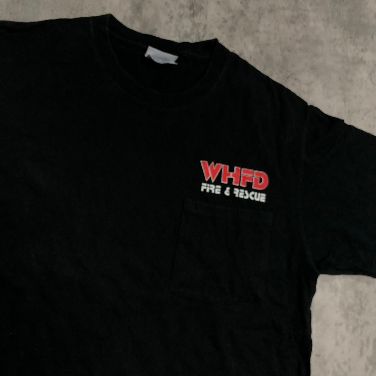 Other Black and red fire & rescue tee #firefighter Size US M / EU 48-50 / 2 - 2 Thumbnail
