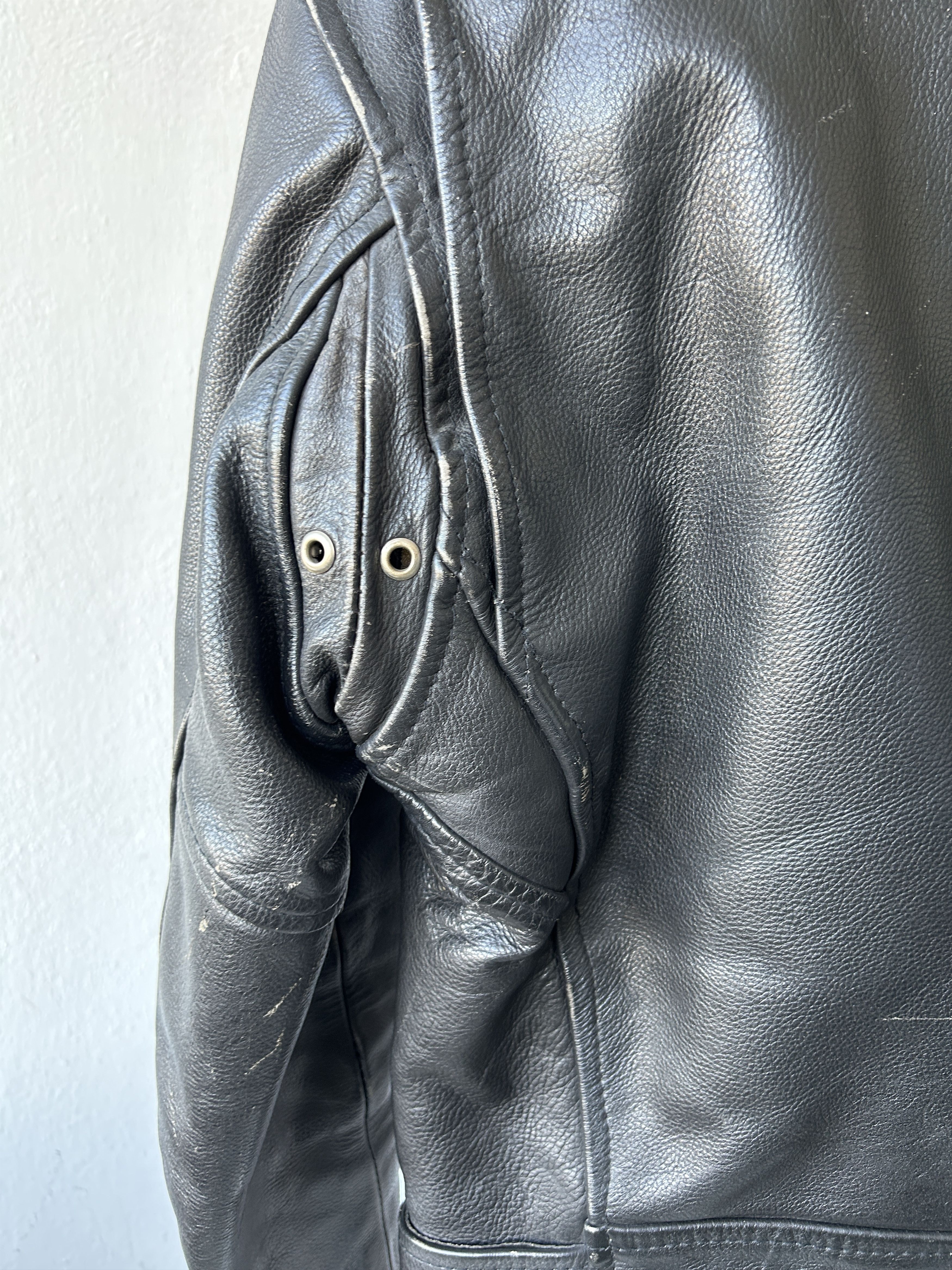 Vintage Vintage ramones biker leather jacket Size US M / EU 48-50 / 2 - 8 Thumbnail