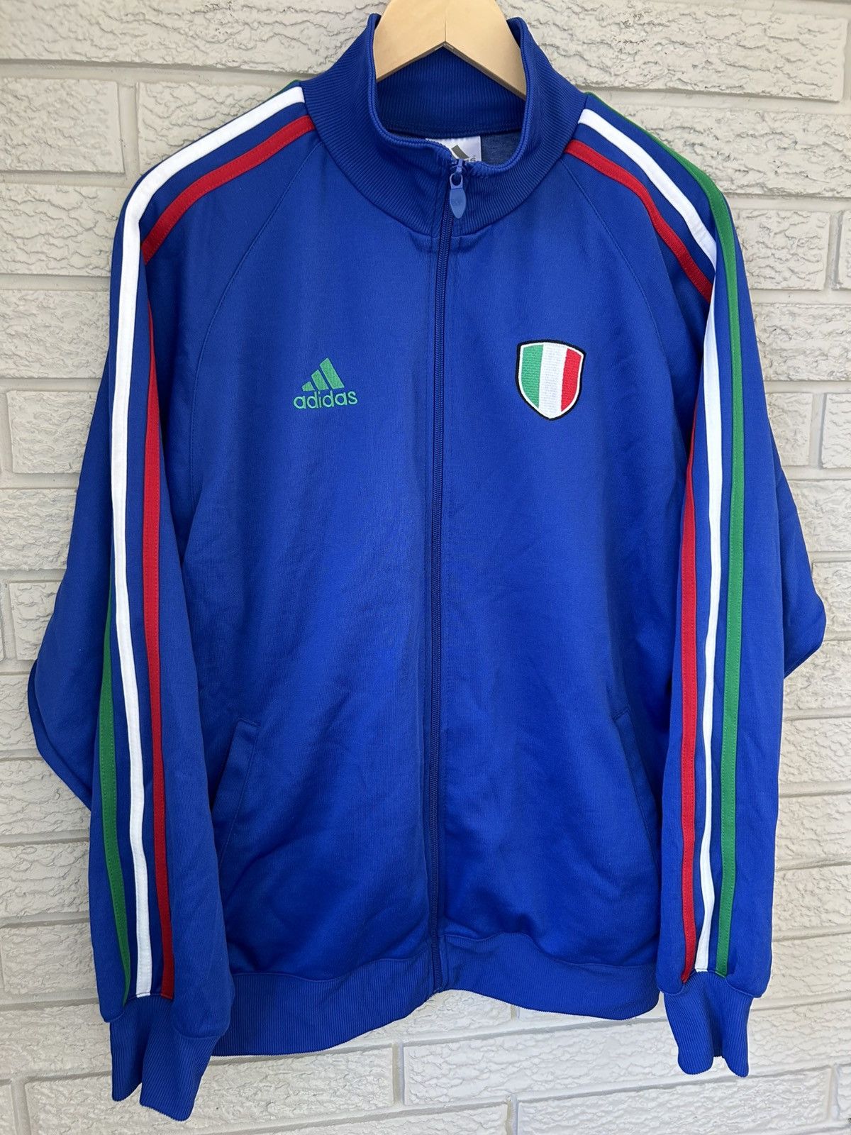 Adidas Vintage Adidas Italy 2006 Zip Up Track Jacket Size US M / EU 48-50 / 2 - 3 Thumbnail