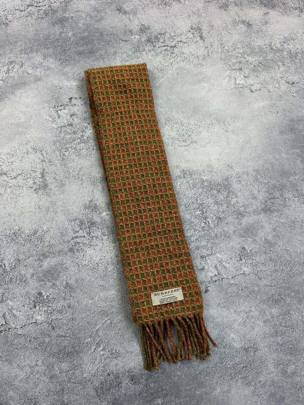 Burberry Burberry Cashmere Scarf Checkered Rare Neckwear Luxury Size ONE SIZE - 6 Thumbnail