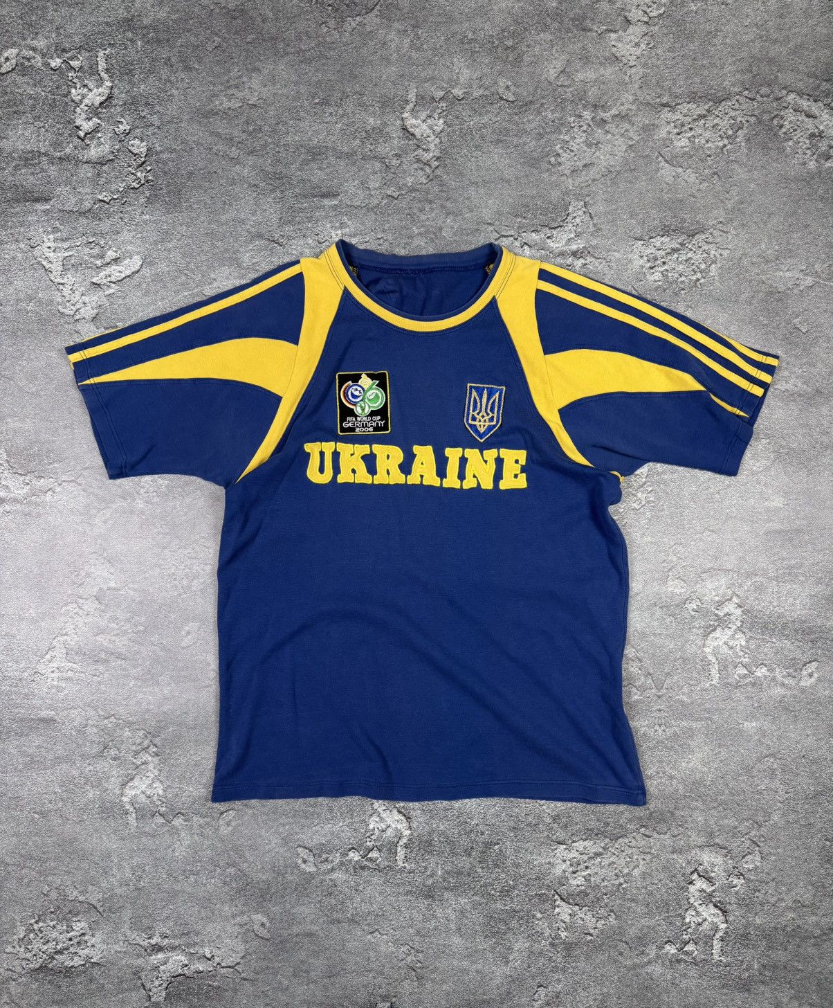 If Six Was Nine Fifa World Cup Germany 2006 Ukraine Rare Jersey T-Shirt Size US XL / EU 56 / 4 - 1 Thumbnail