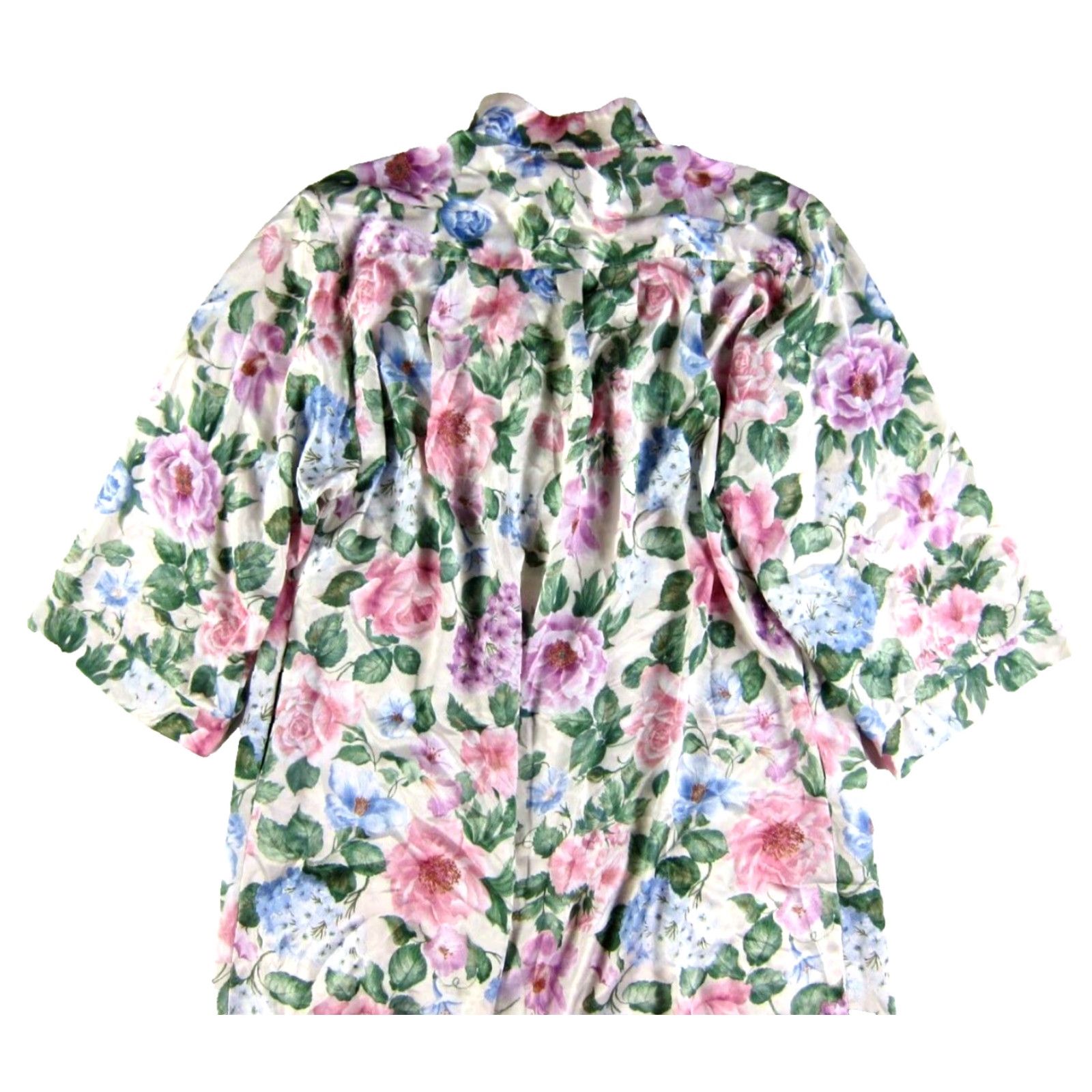 Vintage VINTAGE Brownstone Studio New York Pink Floral Long Sleeve Pocket Muumuu House Dress XL Size XL / US 12-14 / IT 48-50 - 5 Thumbnail