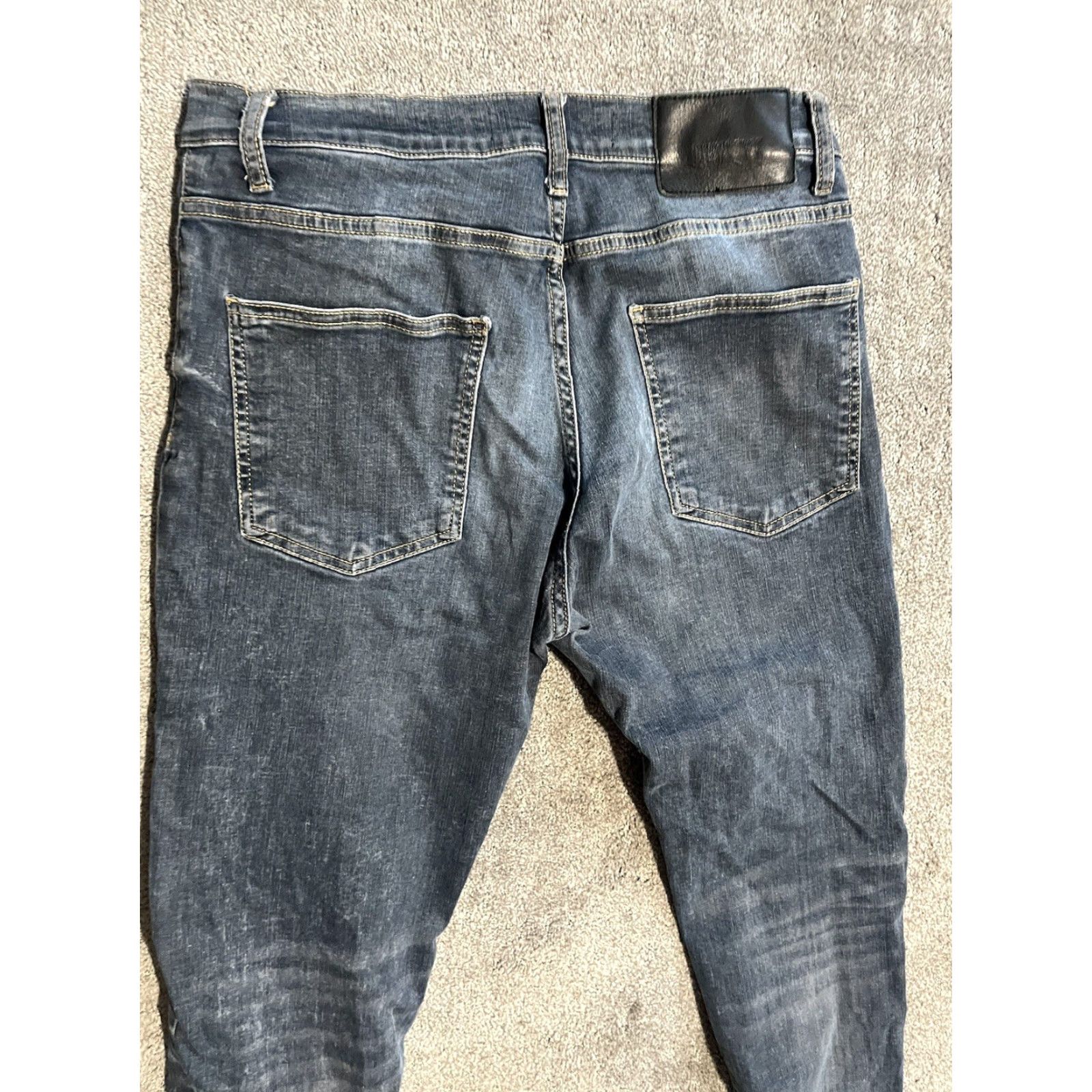 Zara Zara Jeans Mens 32 Blue Tapered Denim Regular Fit 5-Pocket Classic Size US 32 / EU 48 - 2 Thumbnail