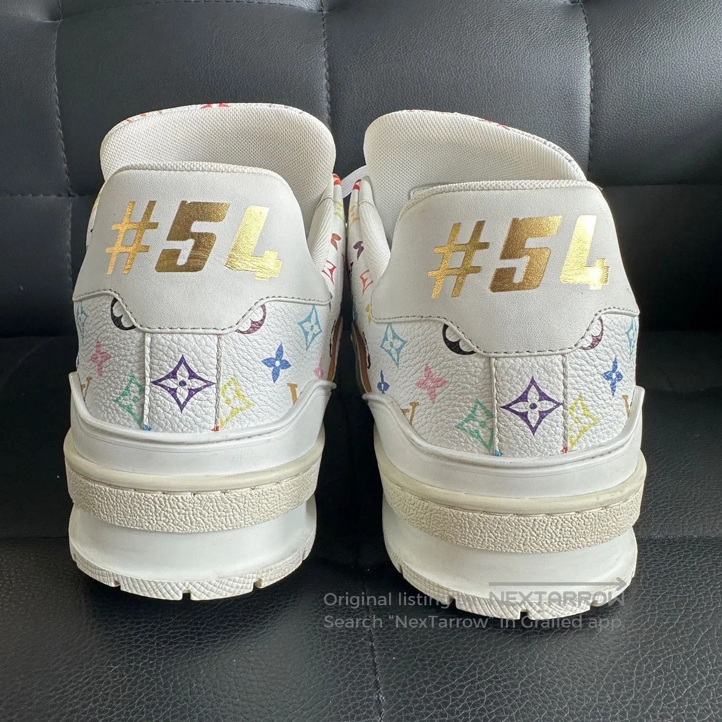 Louis Vuitton Louis Vuitton x Takashi Murakami Trainer Low. Size US 7 / EU 40 - 3 Thumbnail