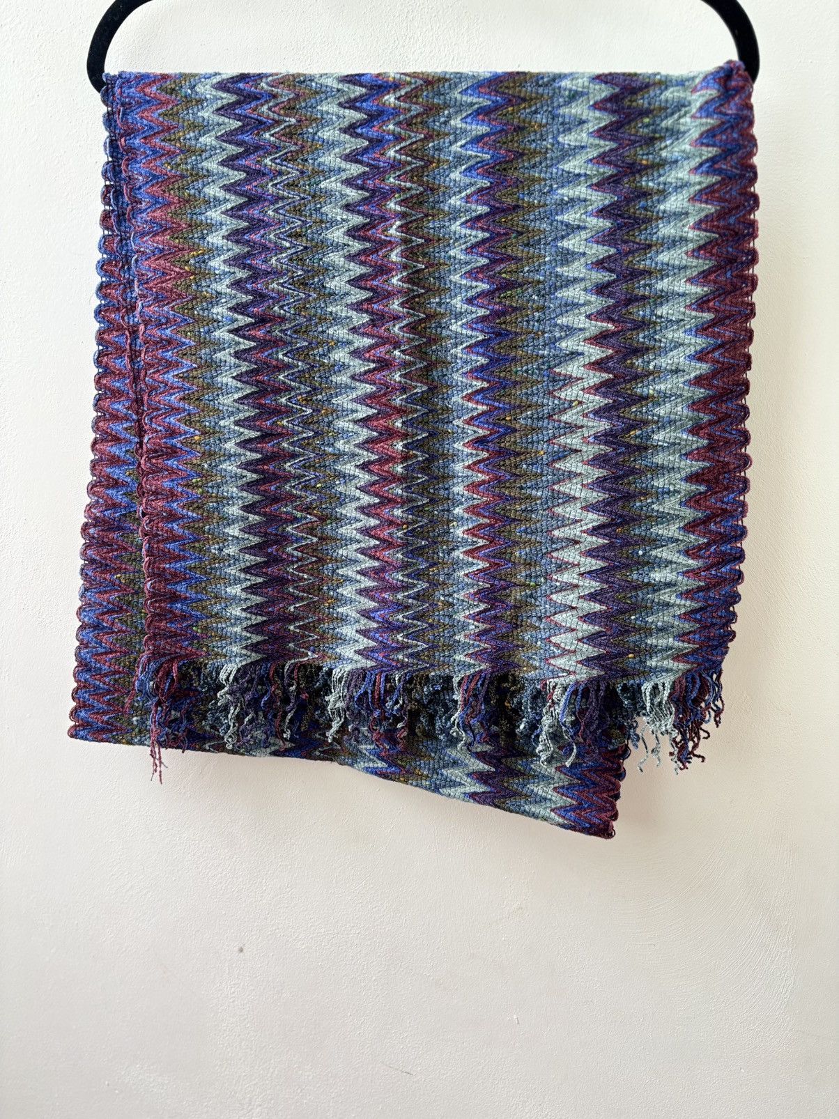 Missoni Missoni Colorful Zigzag Knit Scarf Size ONE SIZE - 1 Thumbnail
