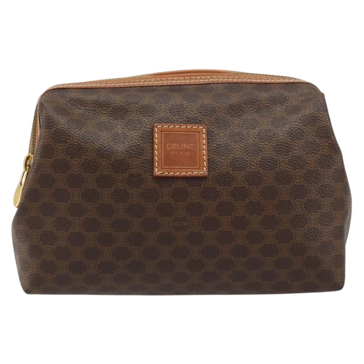 Celine Celine Macadam Pochette Canvas and Leather Size ONE SIZE - 1 Thumbnail