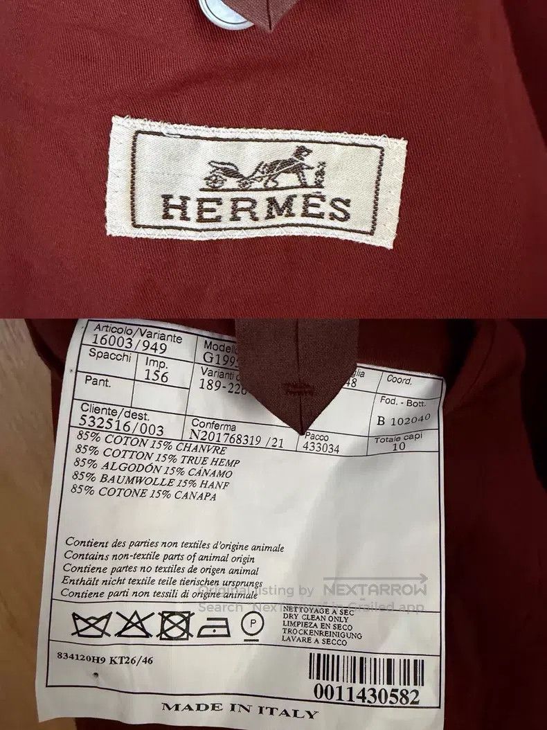 Hermes Hermes Casual Jacket for Spring and Summer Size US M / EU 48-50 / 2 - 6 Thumbnail