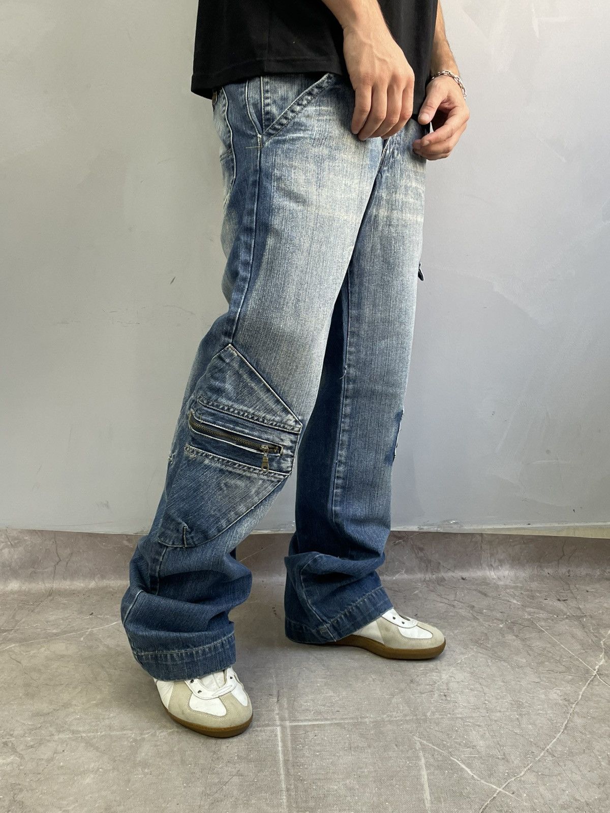 Diesel Diesel style cargo distressed jeans y2k hype Size US 32 / EU 48 - 3 Thumbnail