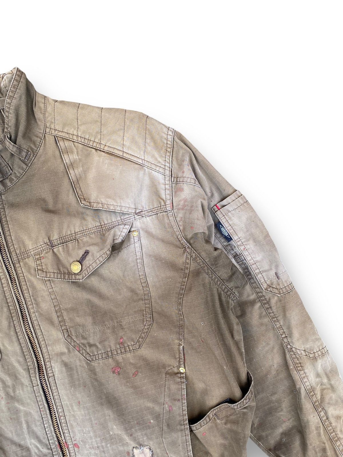 Japanese Brand × Vintage Vintage 90's Geride Engineered Workwear Biker Jacket. #D9 Size US L / EU 52-54 / 3 - 3 Thumbnail