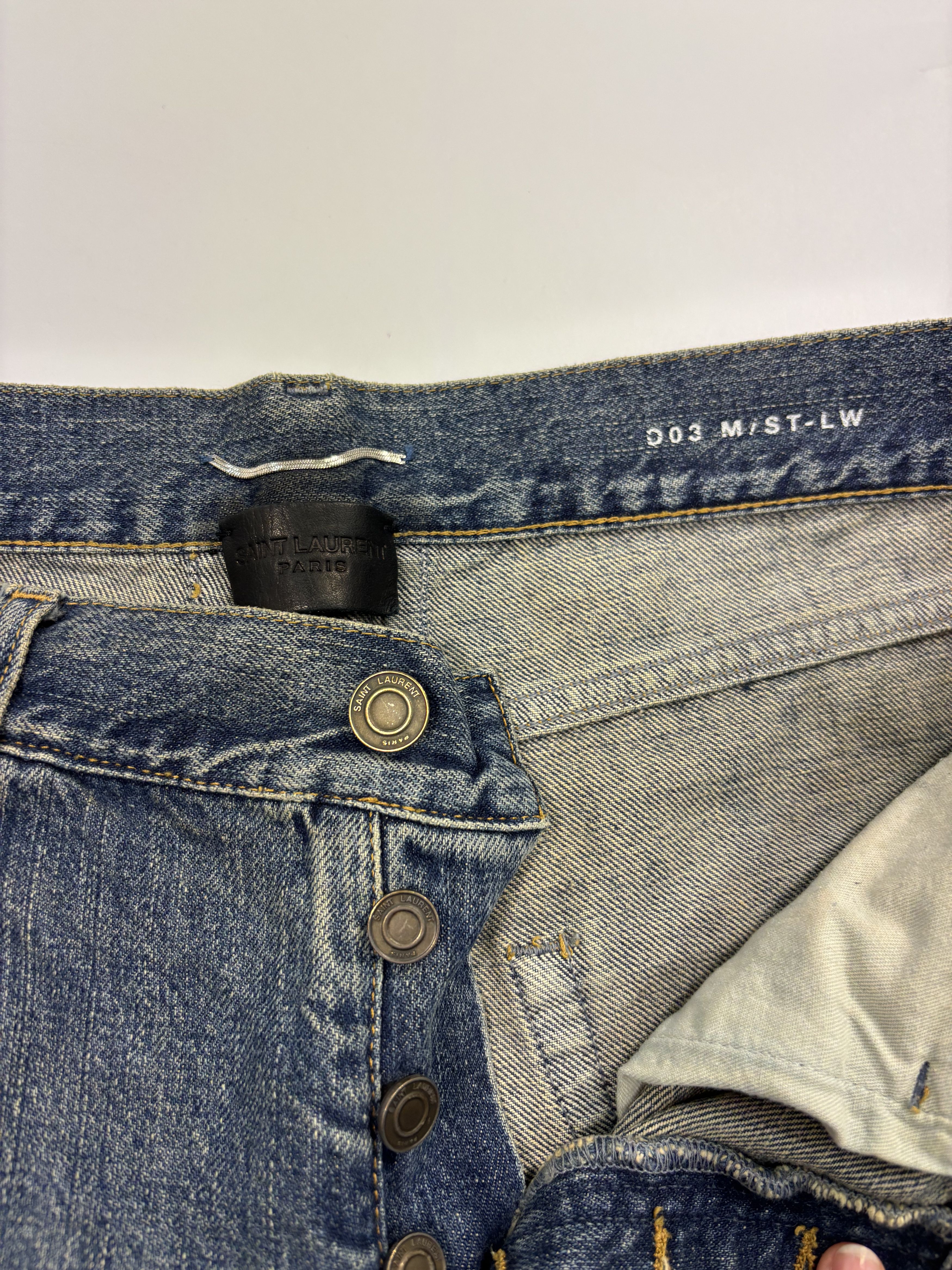 Saint Laurent Paris Saint Laurent Classic Blue Jeans Size US 32 / EU 48 - 2 Thumbnail